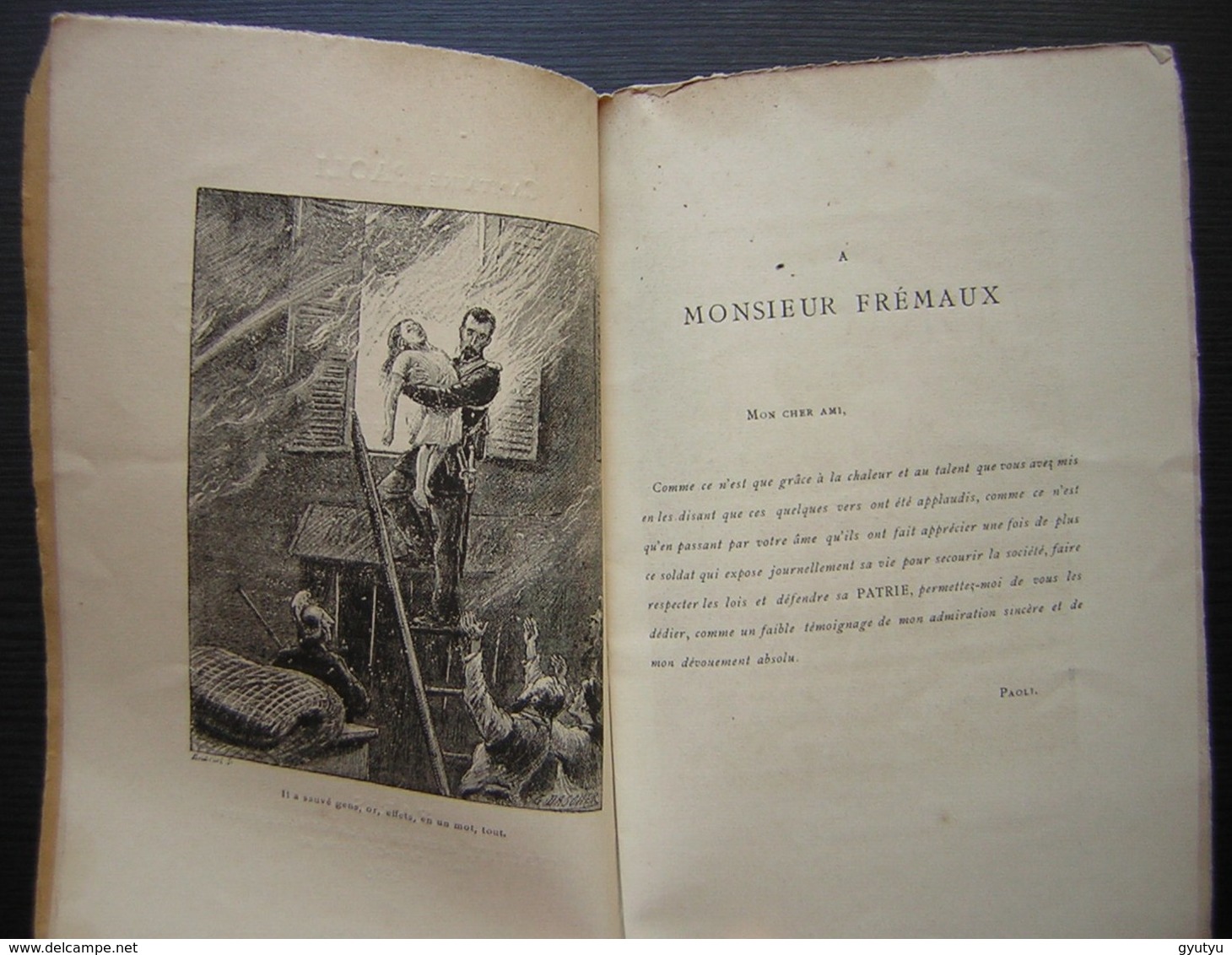 Le Gendarme 1886 Poésie Dite Par M. Frémaux Du Théâtre De L'odéon, 20 Pages Chez Lyautey, éditeur De La Gendarmerie - Auteurs Français
