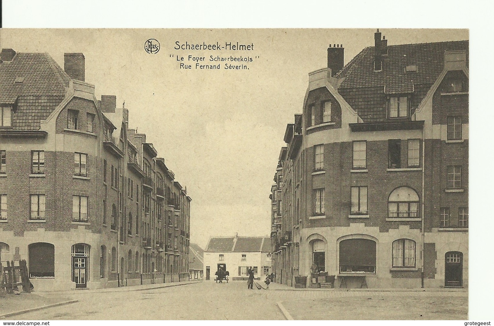 CP.Bruxelles-Schaerbeek (ex-Collection DELOOSE) - Helmet Le Foyer Scharbeekois Rue Fernand Séverin - W0405 - Schaerbeek - Schaarbeek