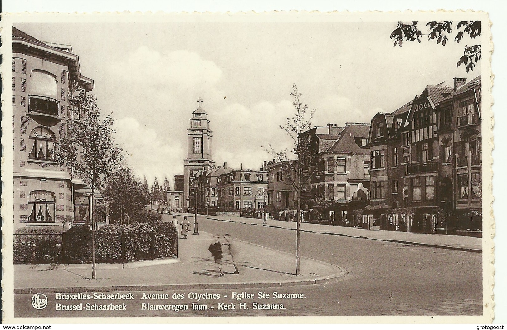 CP.Bruxelles-Schaerbeek (ex-Collection DELOOSE) - Avenue Des Glycines Eglise Sainte Suzanne - W0411 - Schaarbeek - Schaerbeek