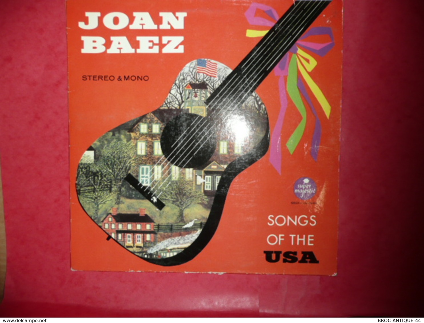 LP33 N°472 - JOAN BAEZ - SONGS OF THE USA - COMPILATION 14 TITRES COUNTRY FOLK WORLD POP - Country & Folk