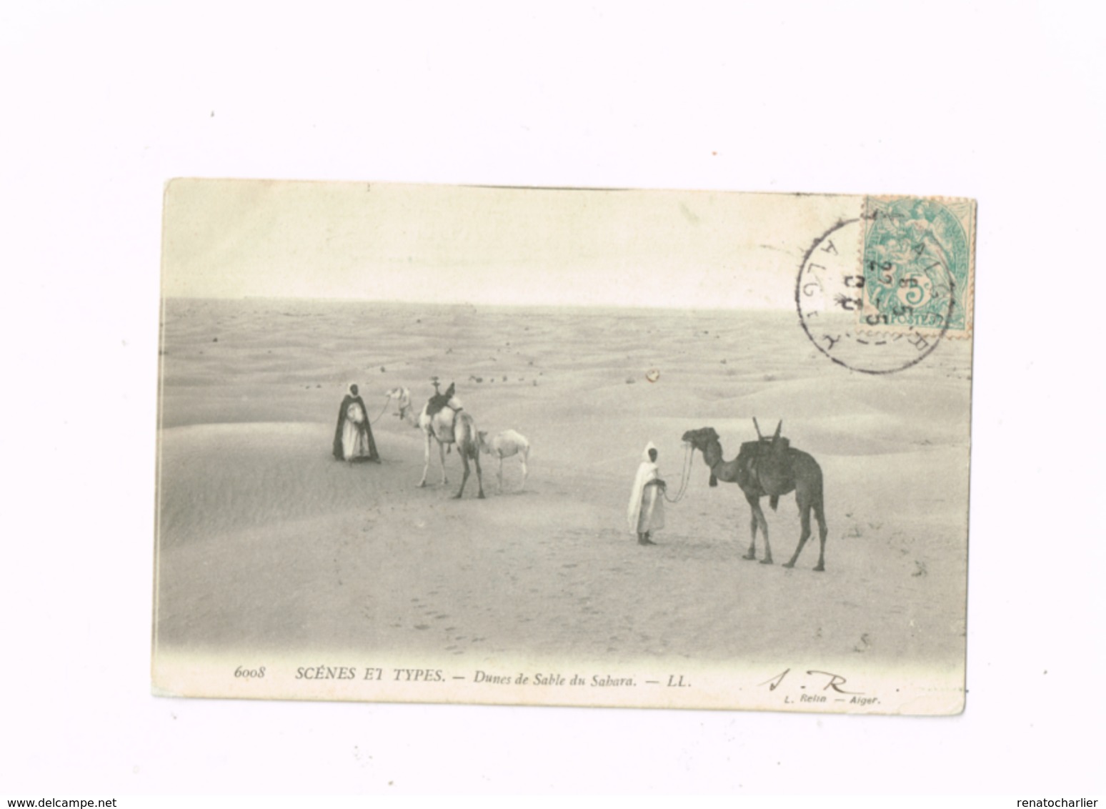 Dunes De Sable Du Sahara.Expédié à Bruxelles,redirigé Sur Dilbeek. - Szenen