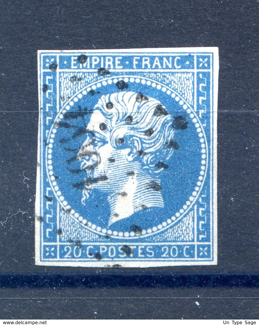 France N°14 - OBL - PC 1064 (Cussey-les-Forges) - (F501) - 1853-1860 Napoleon III