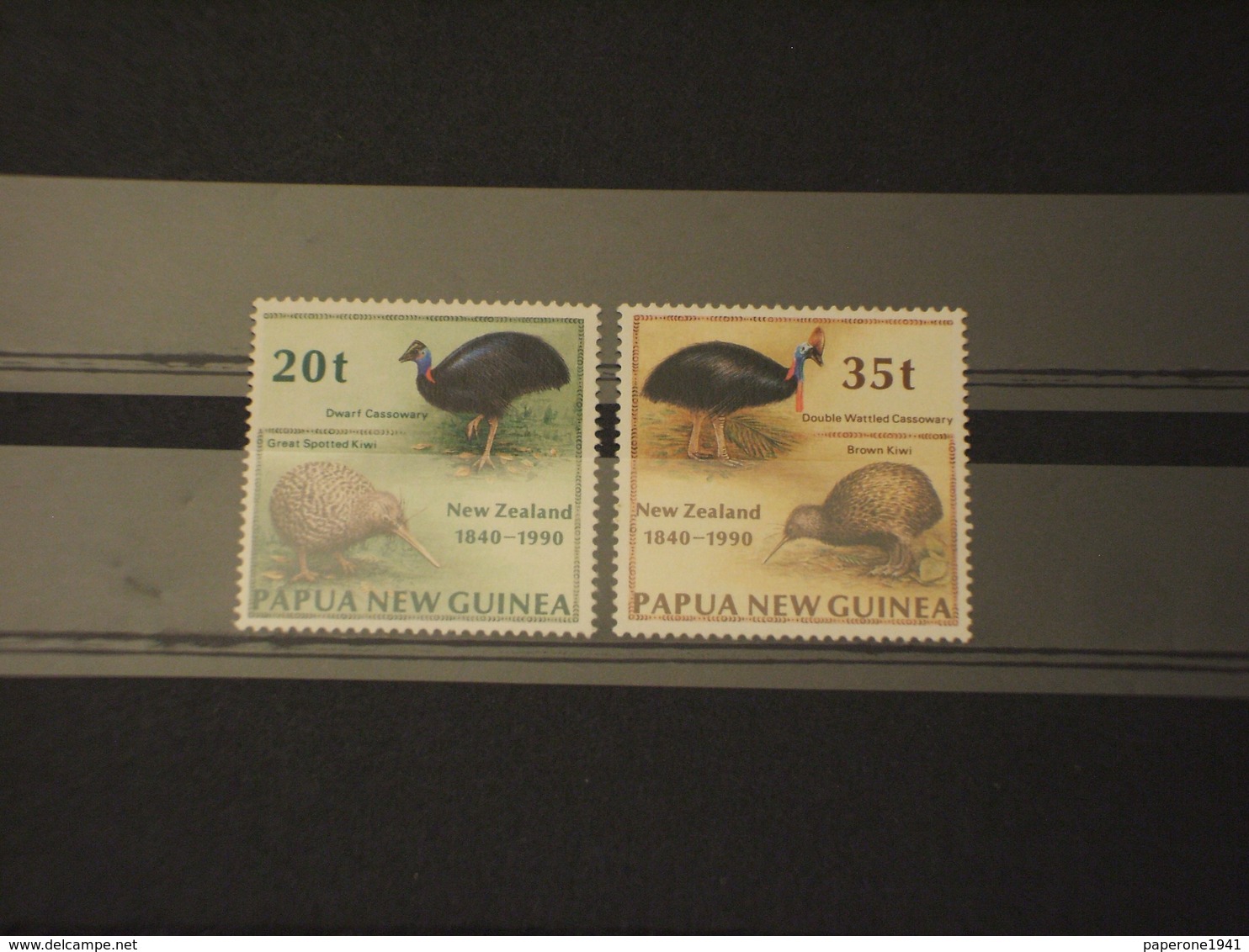 PAPUA - 1990 KIWI 2 VALORI - NUOVI(++) - Papua Nuova Guinea