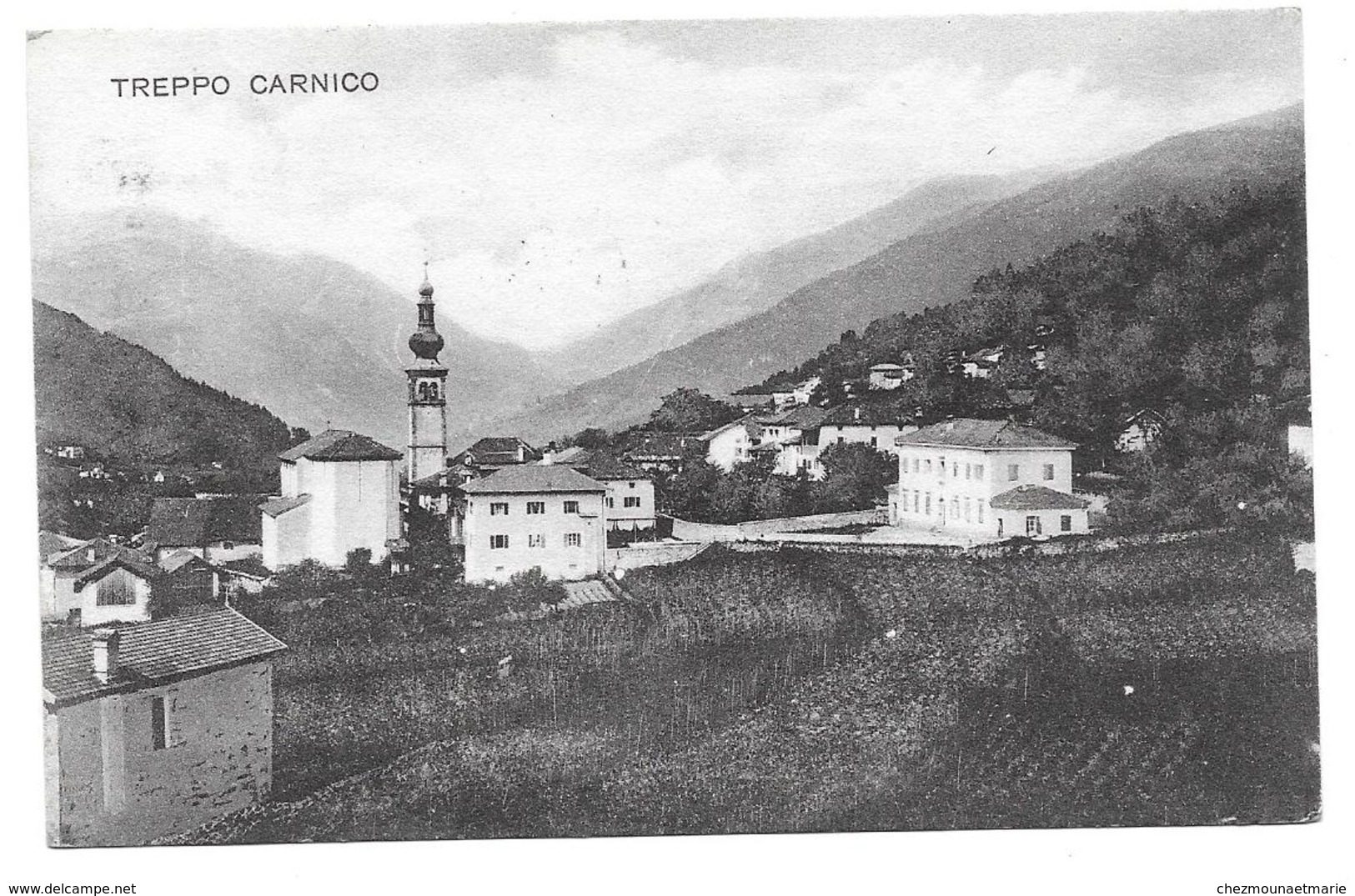 TREPPO CARNICO VERIFICATO PER CENSURA GHERARDI NICE - CPA TAMPON MILITAIRE ITALIE - Régiments