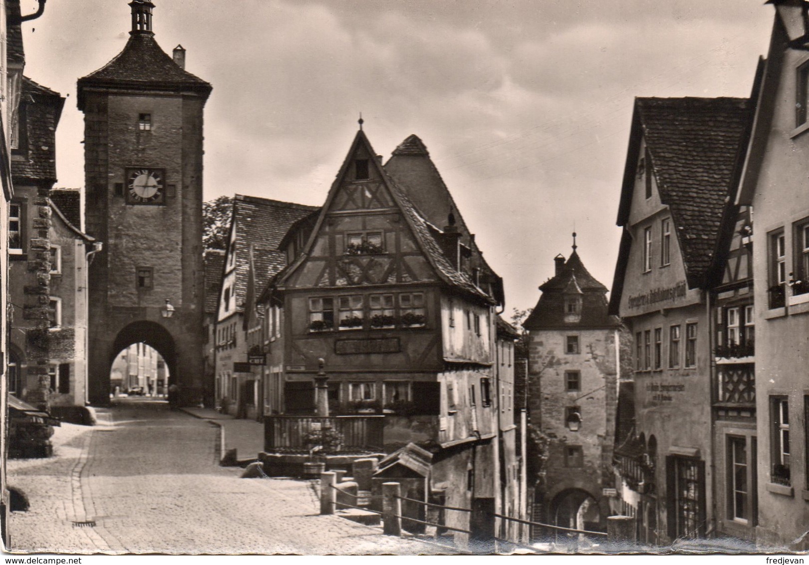 Rothenburg Ob Der Tauber - Ploenlein / 1954 - Rothenburg (Rózbork)