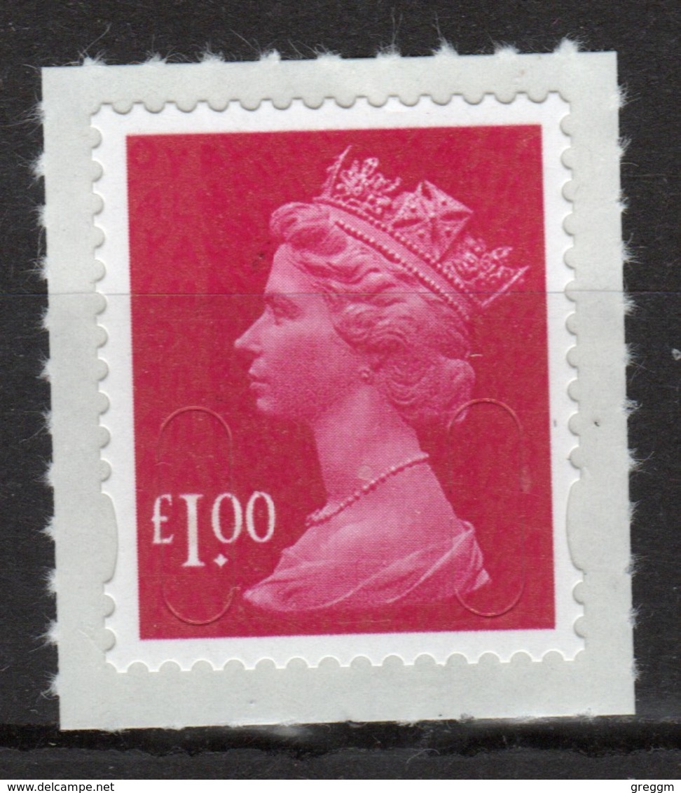 Great Britain 2009 Decimal Machin £1 Self Adhesive Définitive Stamp. - Unused Stamps