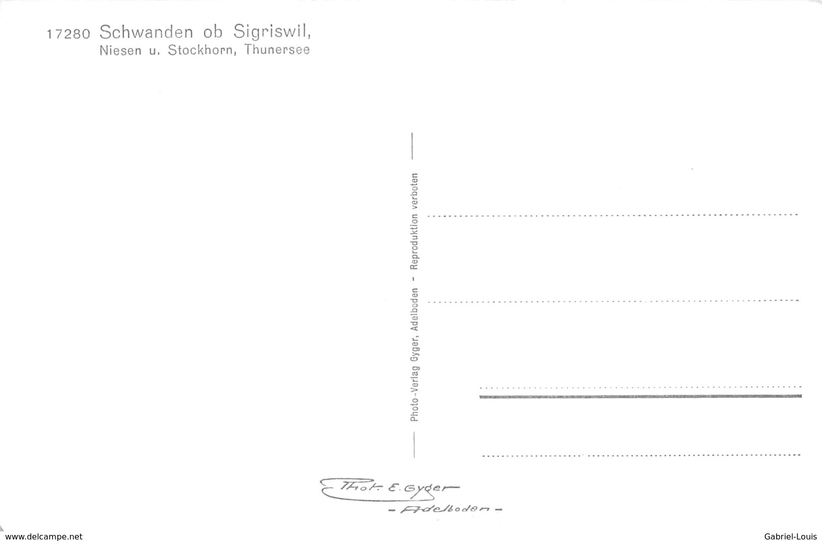 Schwanden Ob Sigriswil - Sigriswil