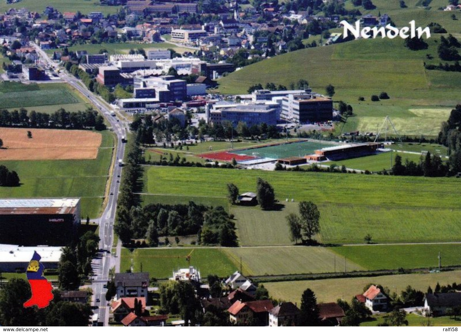 1 AK Liechtenstein * Ansicht Von Nendeln - Luftbildaufnahme * - Liechtenstein