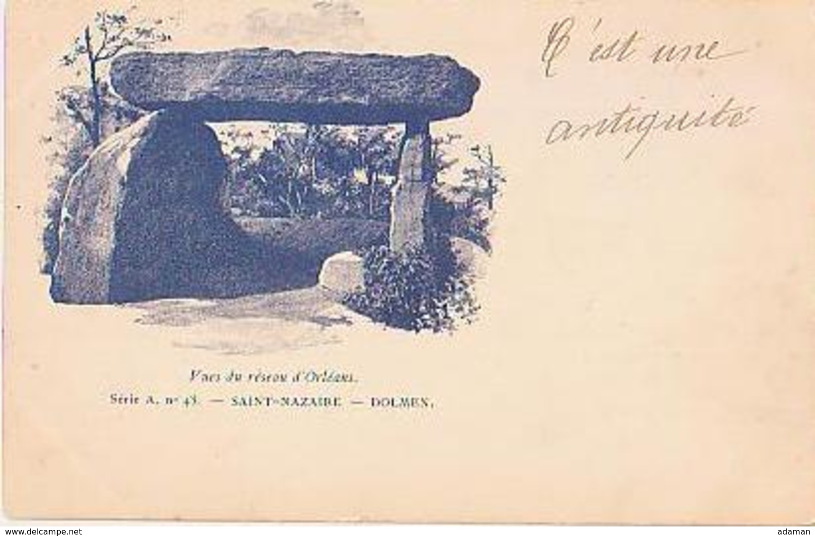 Loire Atlantique       781       Saint Nazaire.Dolmen ( Nuageuse ) - Saint Nazaire