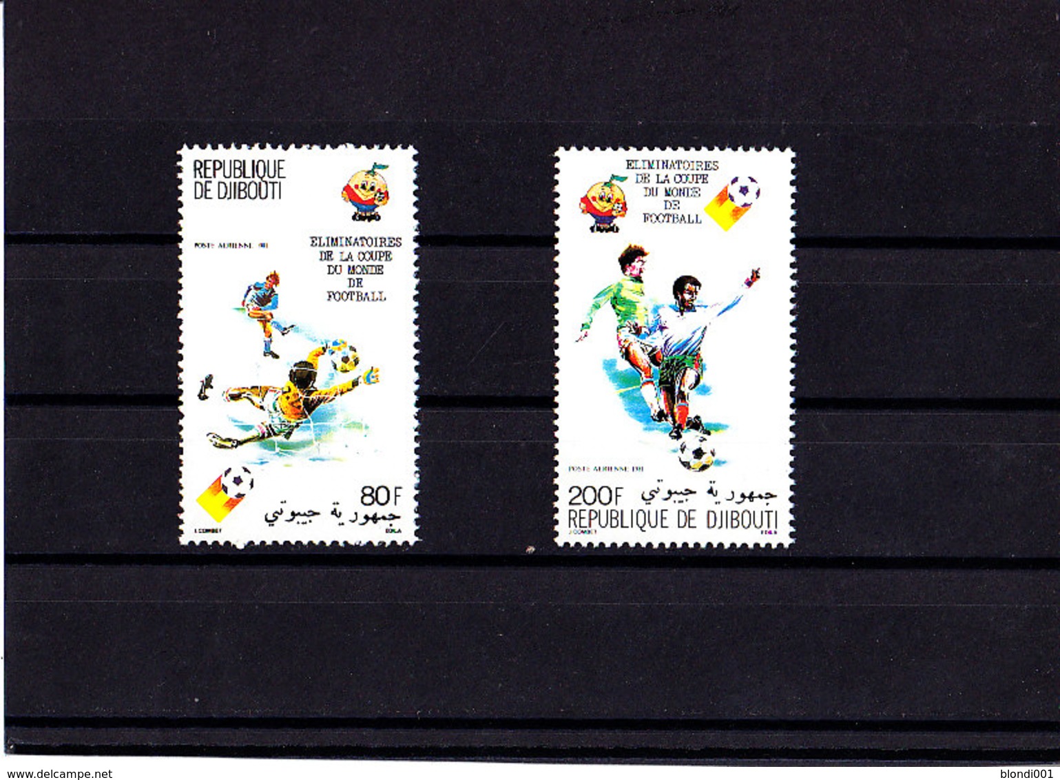 Soccer World Cup 1982 - DJIBOUTI - LOT With Ovp MNH - 1982 – Espagne
