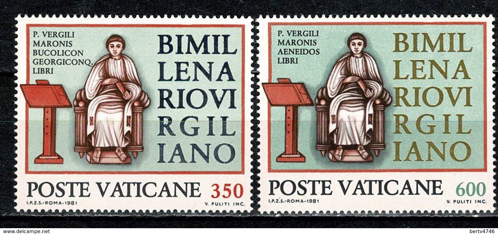 Vaticane 1981 Yv 706/07**,   MNH - Ungebraucht