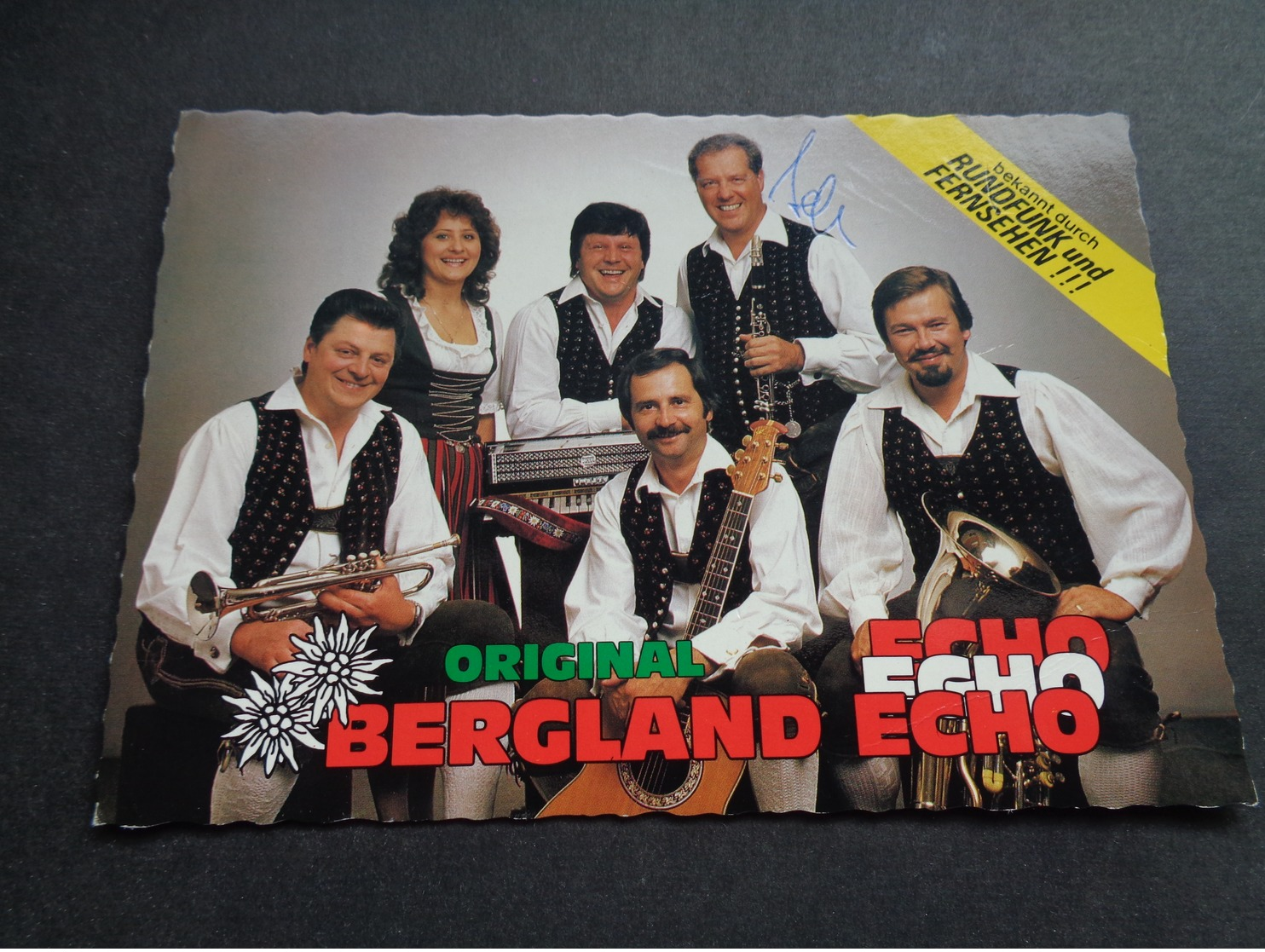 Artiste ( 703 )  Artiest Zangeres  Zanger ( Geen Postkaart ) :  Bergland Echo - Chanteurs & Musiciens