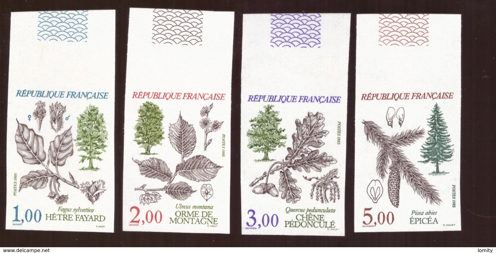 FRANCE - Non Dentelé Neuf ** MNH Luxe Série Complète N°2384 à 2387 Cote 120€ 1985 Flore Et Faune - Non Classificati