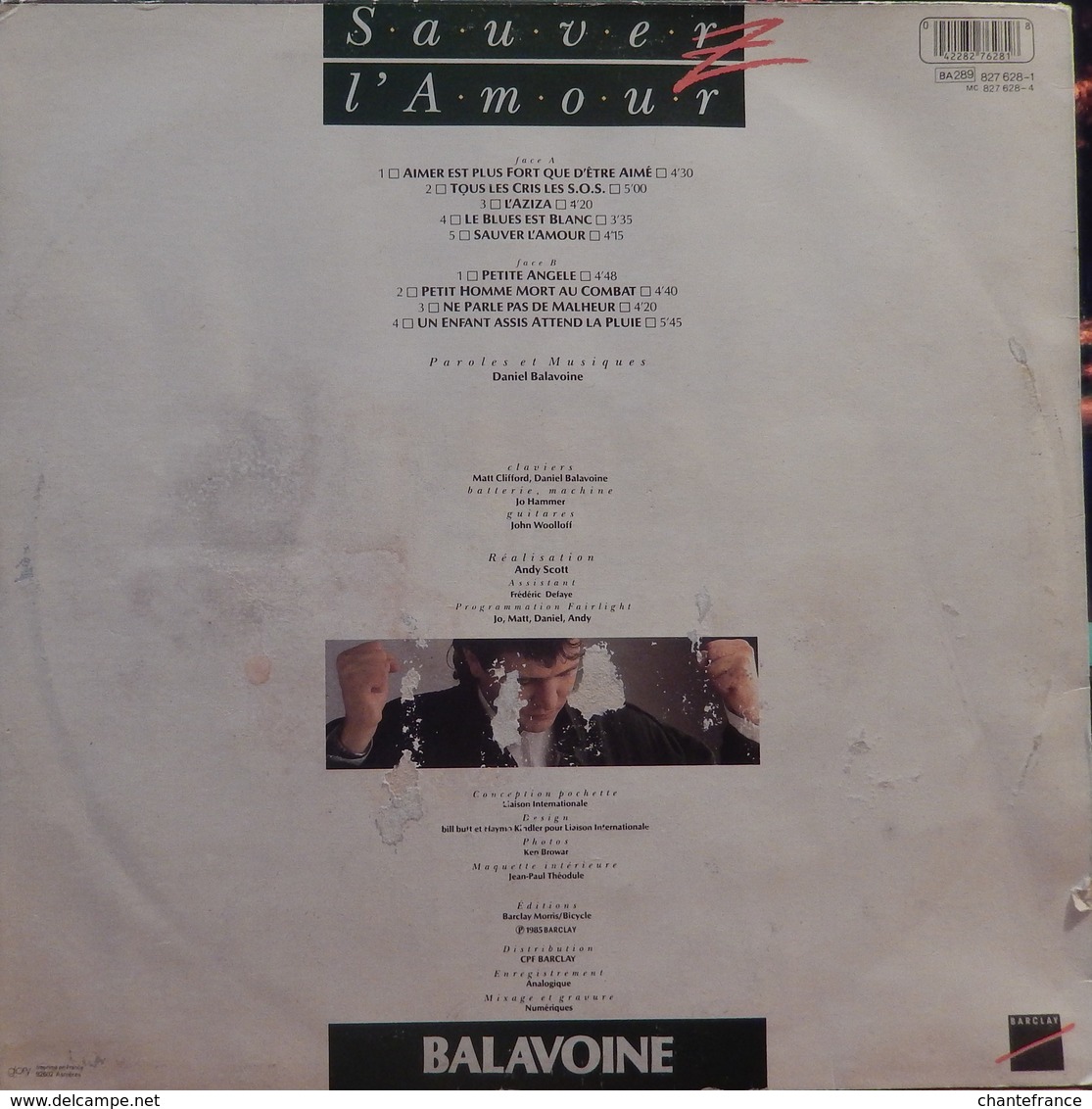 Daniel Balavoine 33t. LP "sauver L'amour" - Autres - Musique Française
