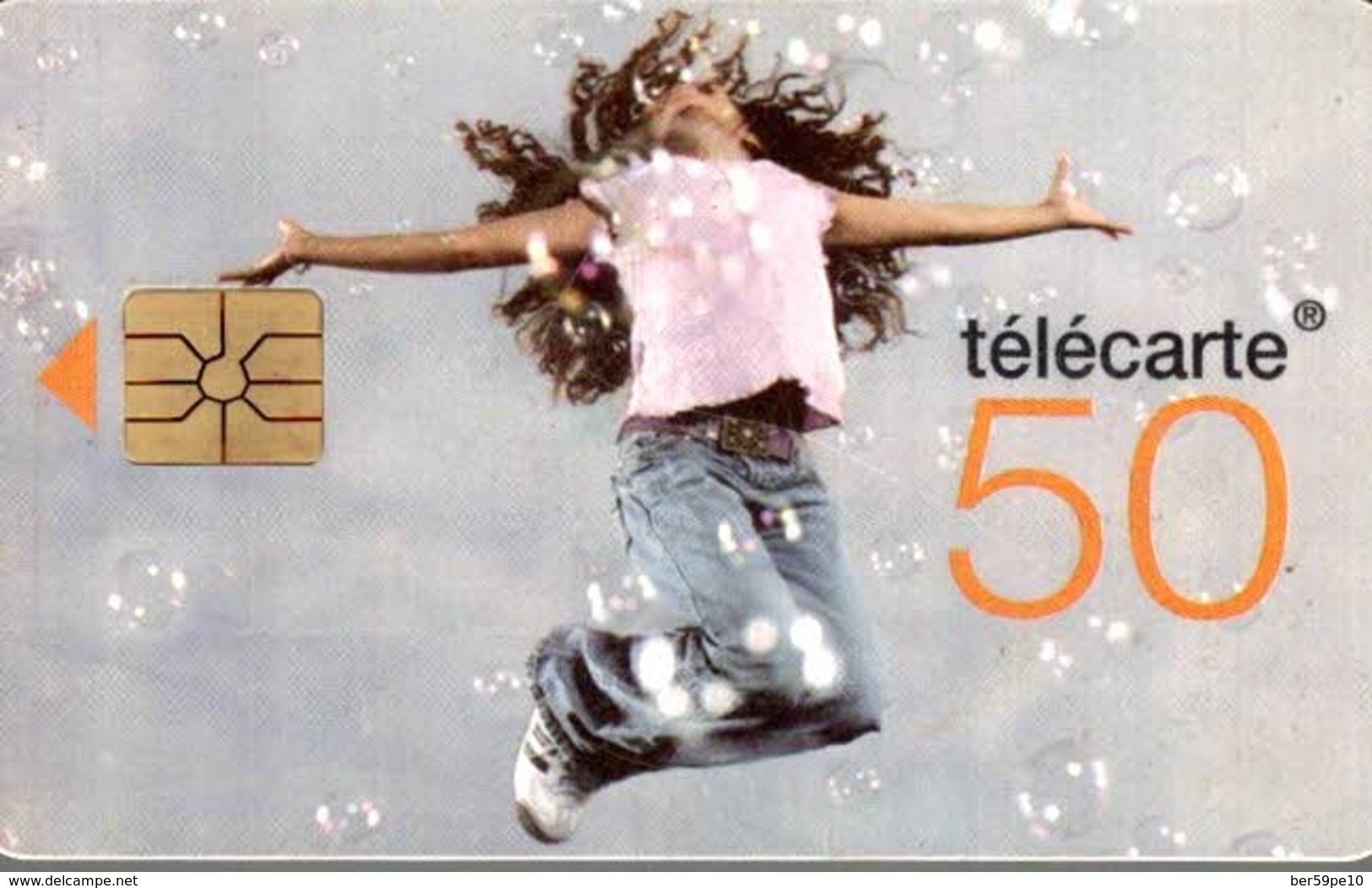 TELECARTE 50 UNITES 24 H/24 H  7J/7 DANS LES 100000 CABINES - 2008