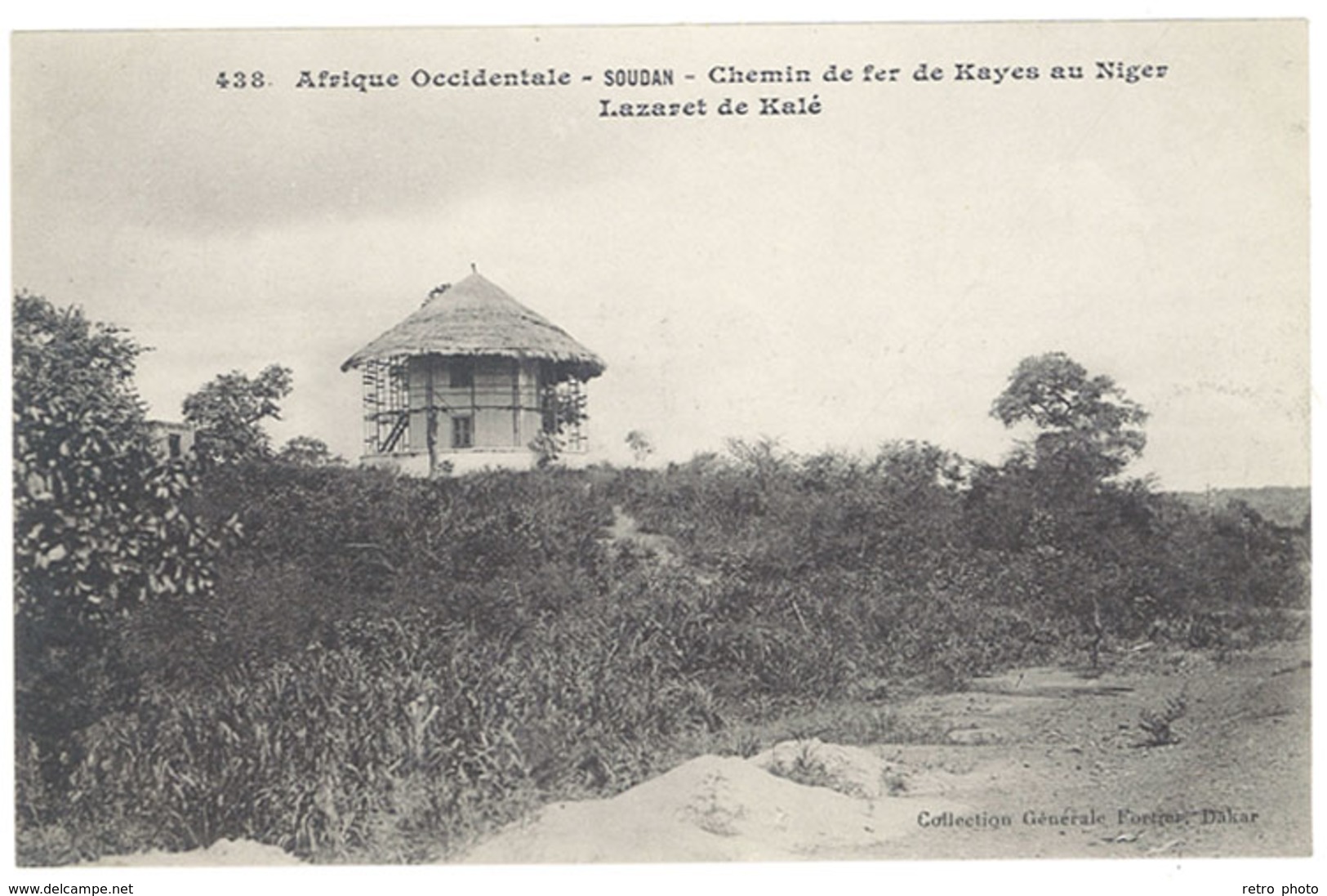 Cpa Afrique - Soudan - Kayes - Chemin De Fer De K. Au Niger - Lazaret De Kalé  ( Fortier ) - Soudan