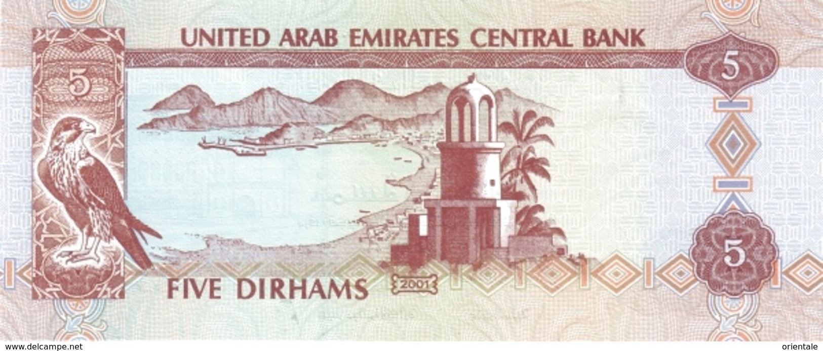 U.A.E. P. 19b 5 D 2001 UNC - Ver. Arab. Emirate