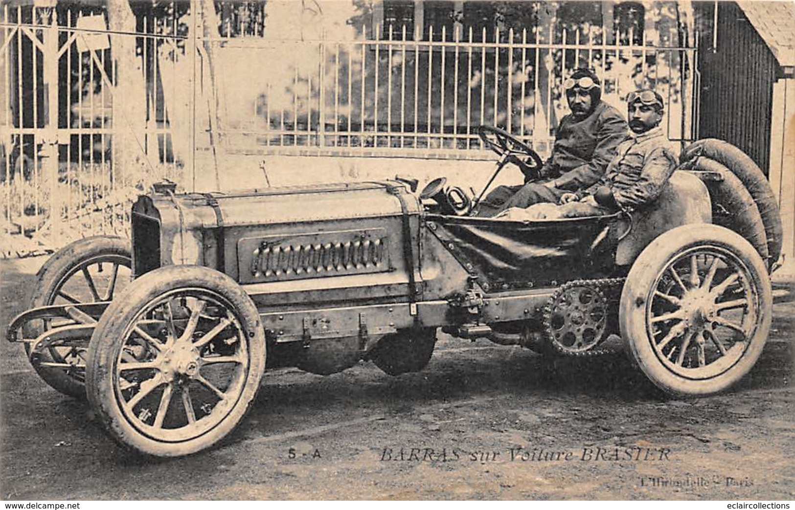 Thème: Sport Automobile Circuit Seine Inférieure    Barras Sur Brasier     Edit. L'Hirondelle (voir Scan) - Autres & Non Classés