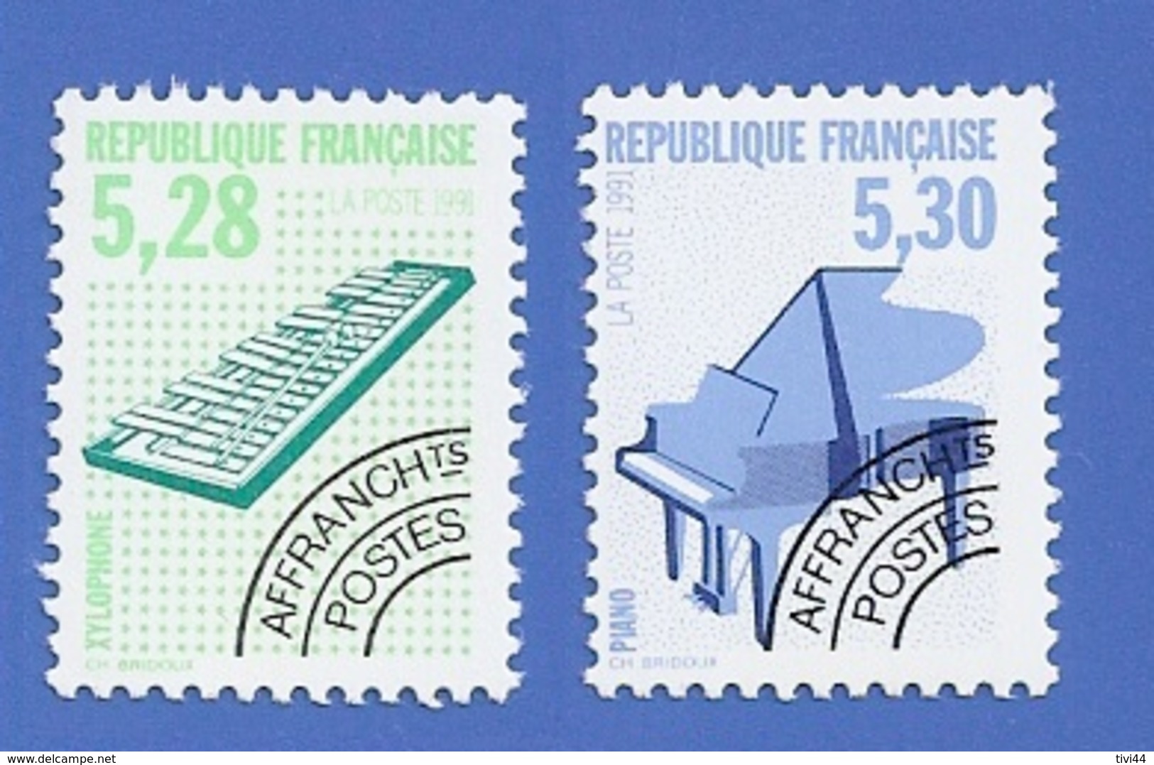 FRANCE PRÉO 221 + 222 NEUFS ** INSTRUMENT DE MUSIQUE - 1989-2008