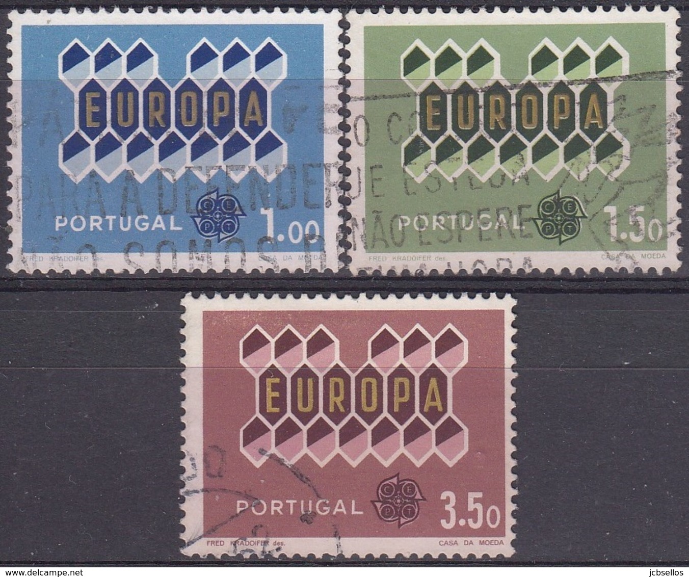 PORTUGAL 1962 Nº 908/10 USADO - Usado