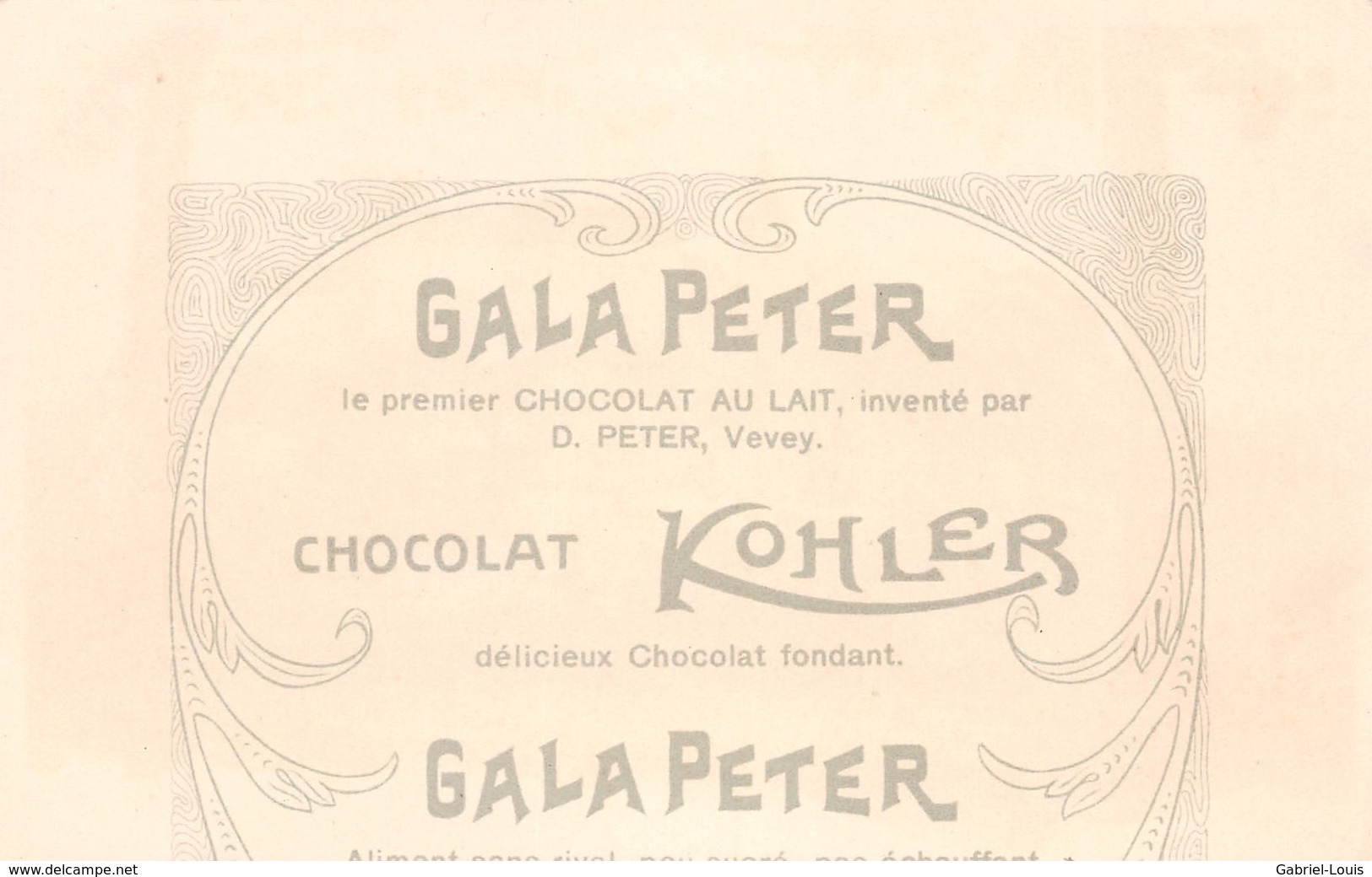 Château De Regensberg - Edité Par Les Chocolats Peter & Kohler (Suisse) - Dos Avec Publicité - Zürich - Schloss - Regensberg