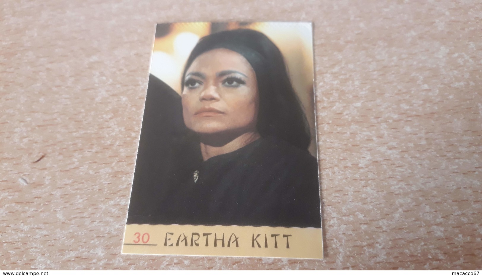 Figurina Panini Cantanti 1968 - 030 Eartha Kitt - Edizione Italiana