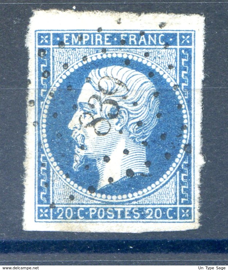 France N°14 OBL - PC 839 (Chemin) - (F583) - 1853-1860 Napoleone III