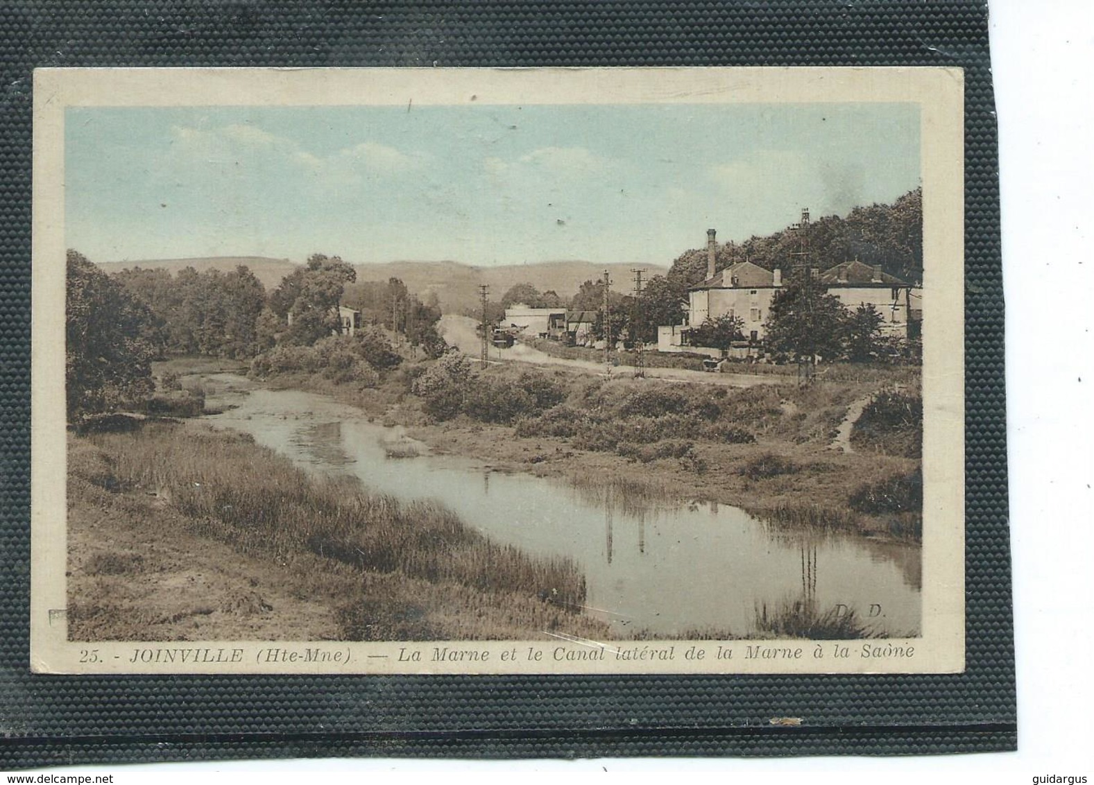 52-JOINVILLE-Une Animée De La Marne Et Du Canal Lateral De La Marne A La Saone-Peniche - Joinville