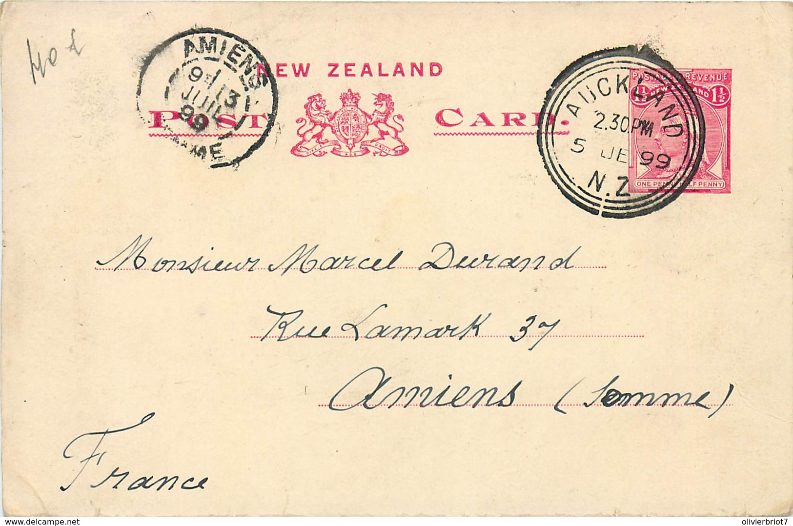 New Zealand - Litho - Type Gruss Aus - 1899 - Nouvelle-Zélande