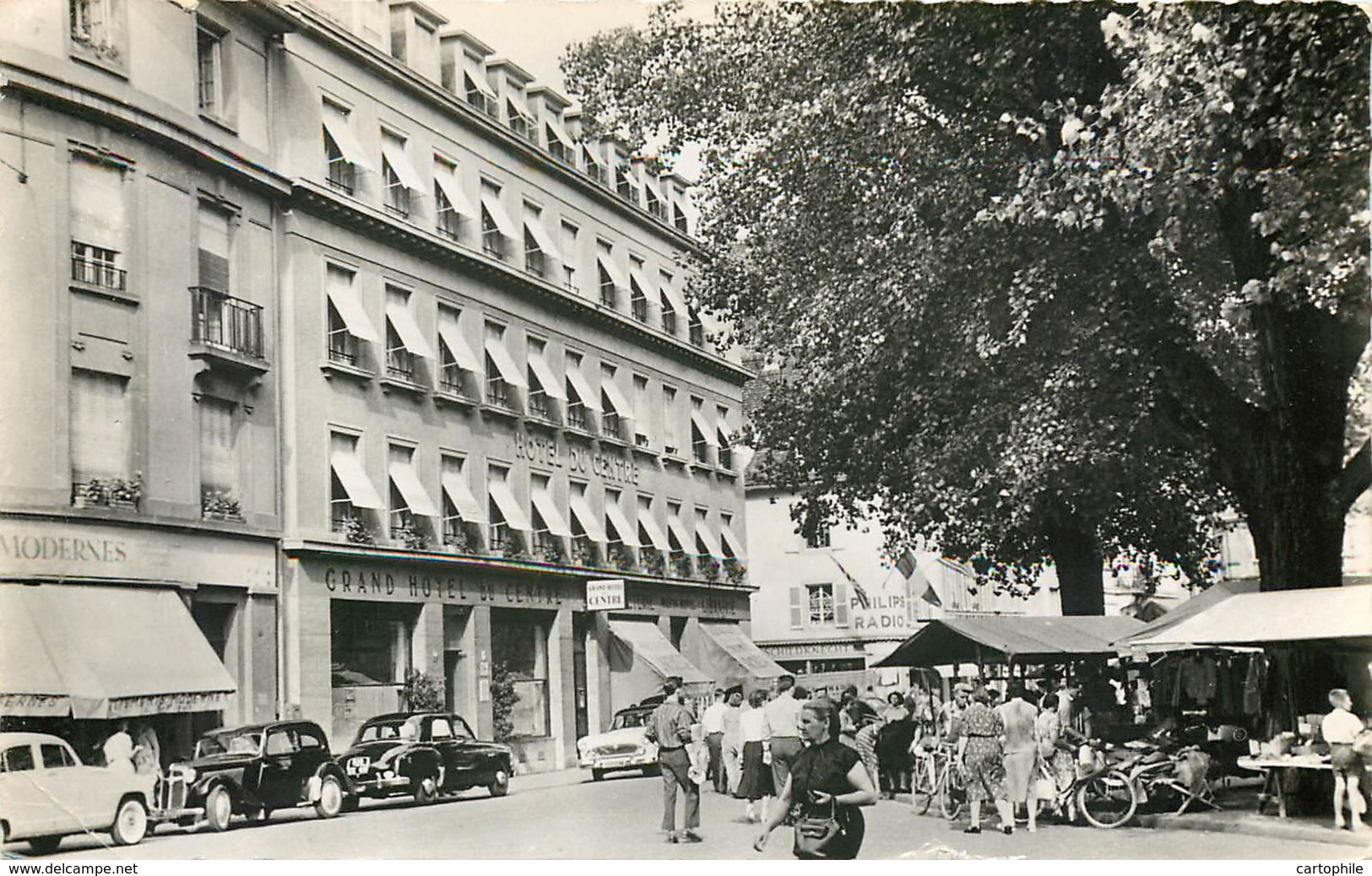 68 - COLMAR - Grand Hotel Du Centre En 1967 - Autos - Colmar