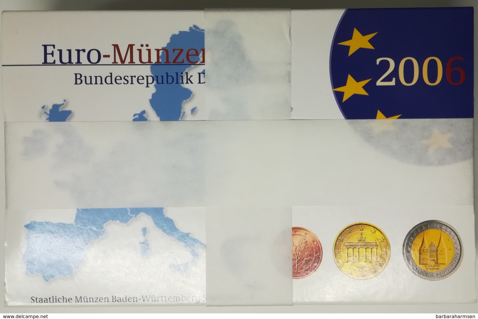 Bundesrepüblik Kursmünzensatz 2006 A-J PP - Deutschland