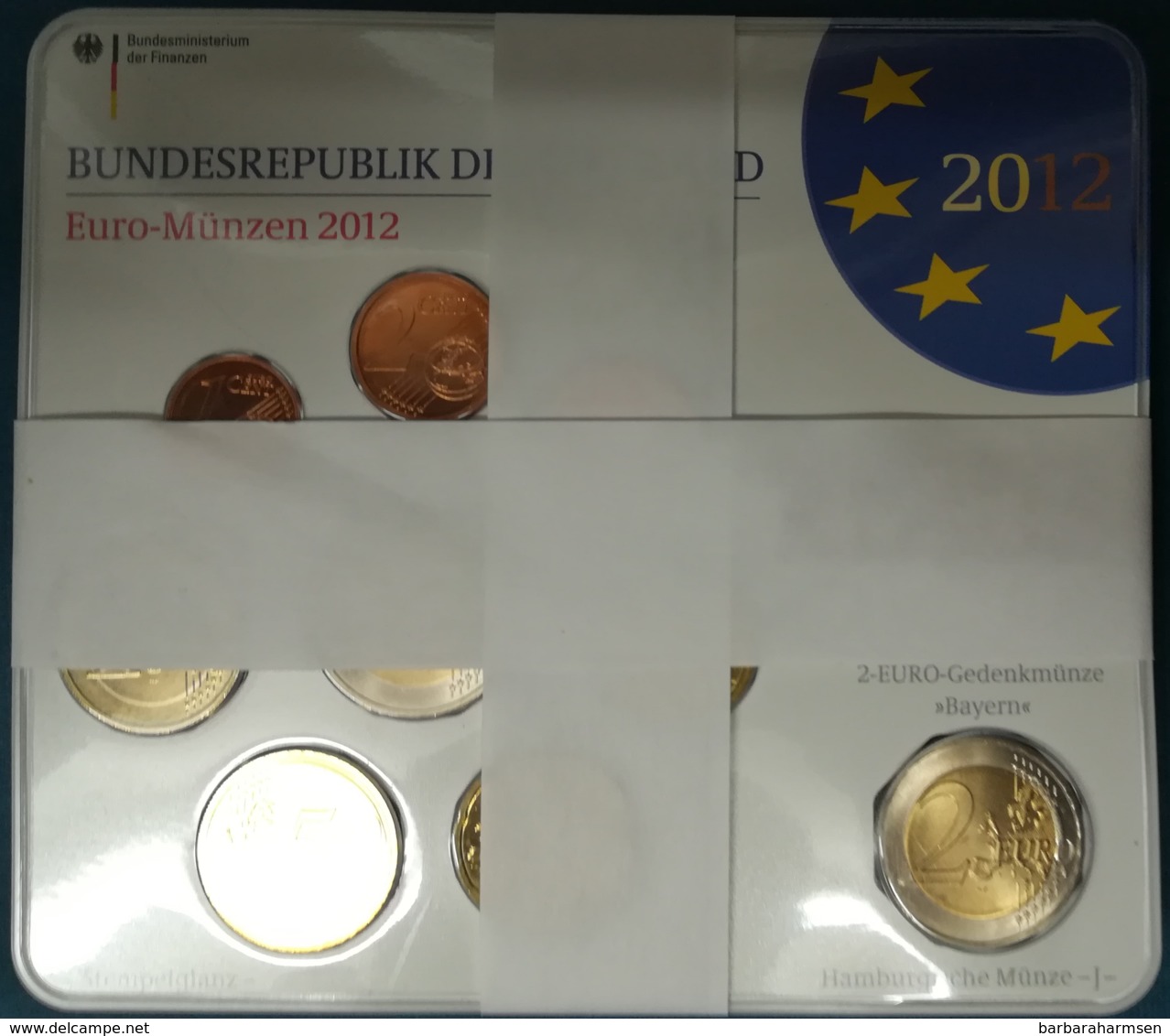 Bundesrepüblik Kursmünzensatz 2012 A-J Stempelglanz - Allemagne