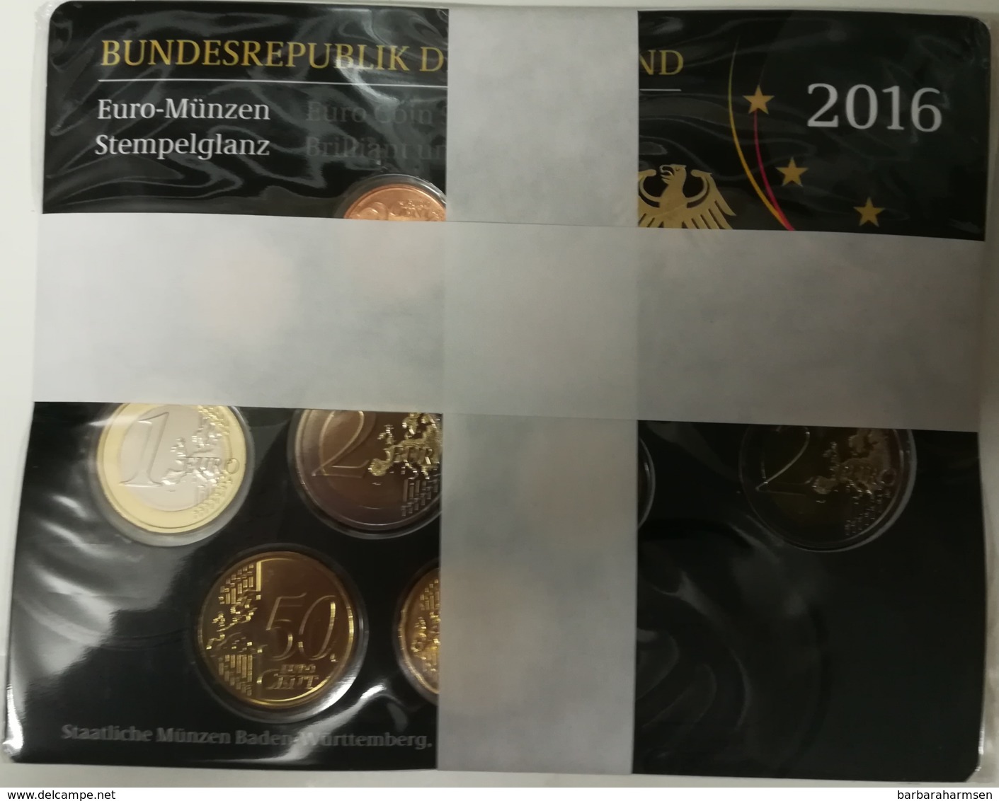 Bundesrepüblik Kursmünzensatz 2016 A-J Stempelglanz - Deutschland