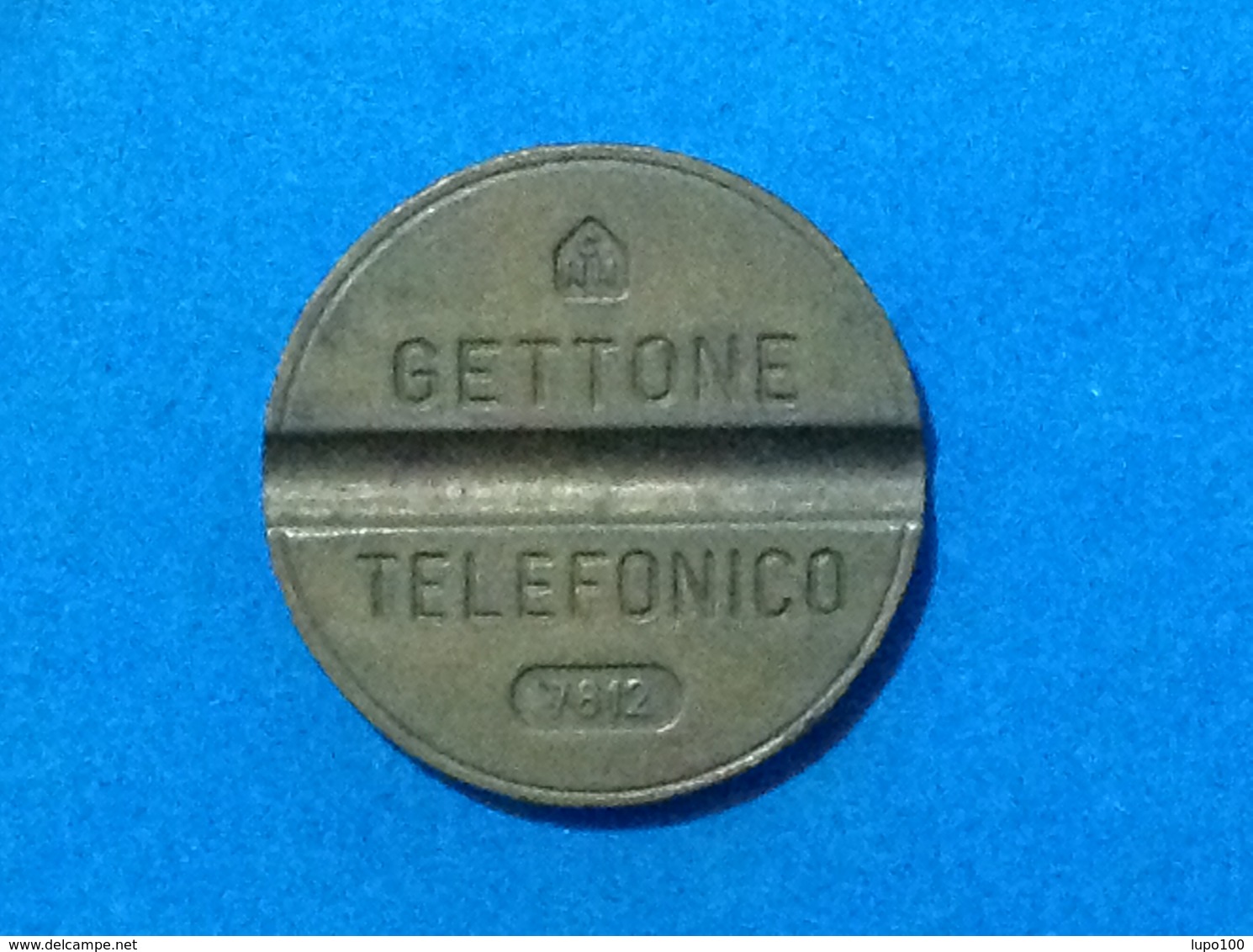 1978 ITALIA TOKEN GETTONE TELEFONICO SIP USATO 7812 CMM - Andere & Zonder Classificatie