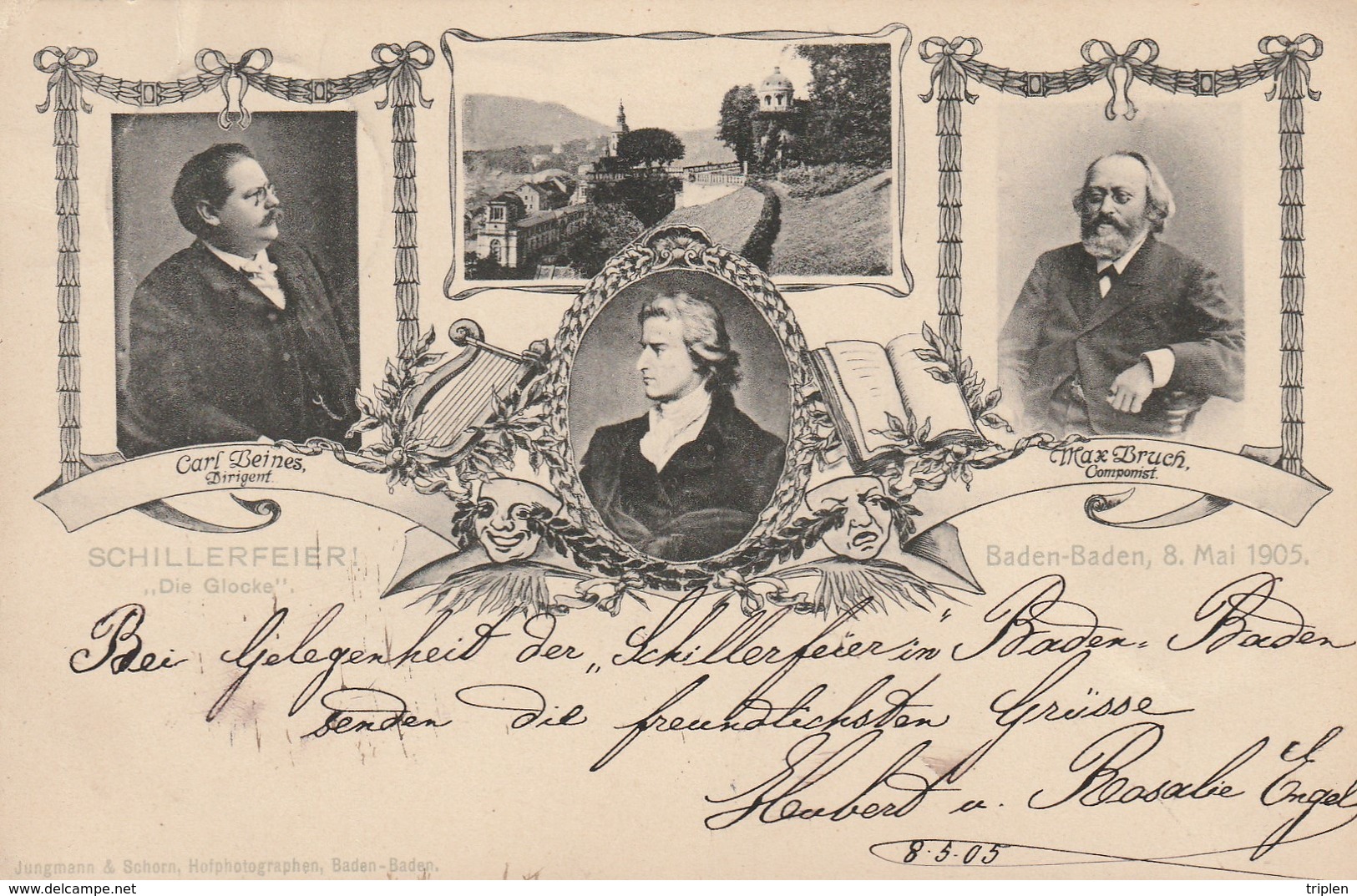 Baden-Baden - 1905 - Schillerfeier - Max Bruch, Carl Beines - Baden-Baden