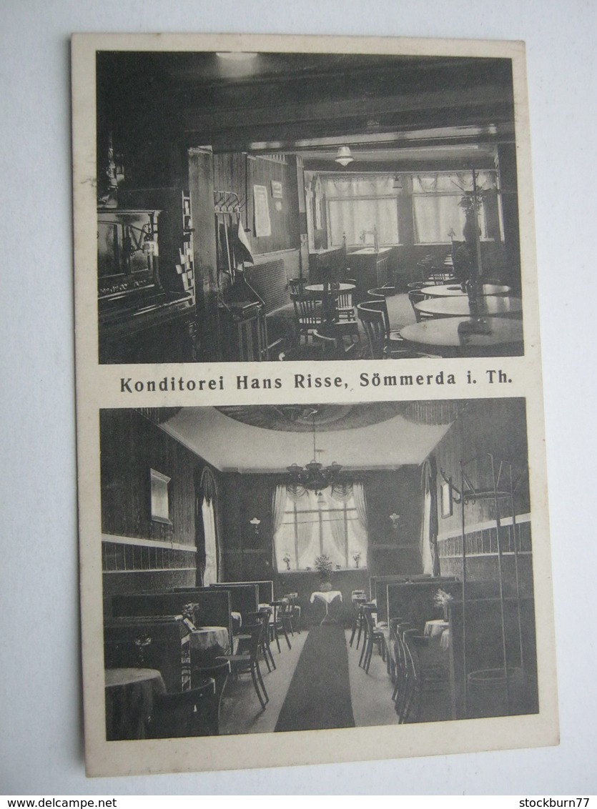 SÖMMERDA , Gasthof , Seltene Karte 1930 Mit Marke + Stempel - Soemmerda