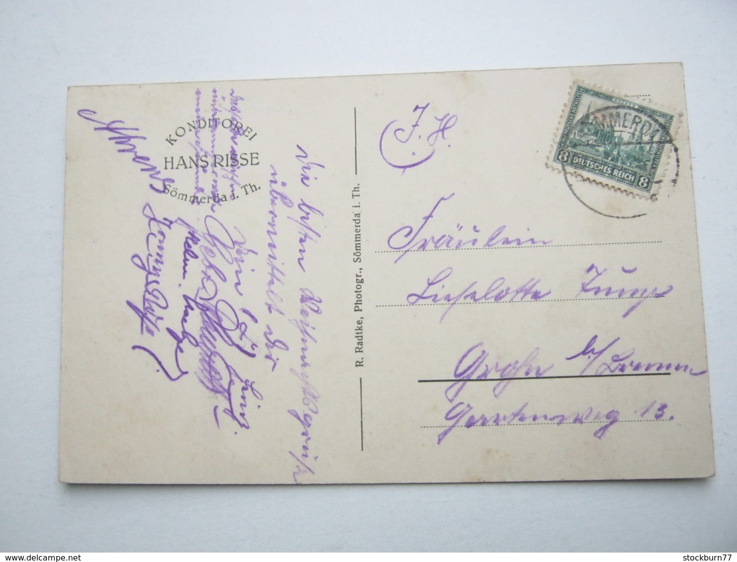 SÖMMERDA , Gasthof , Seltene Karte 1930 Mit Marke + Stempel - Sömmerda