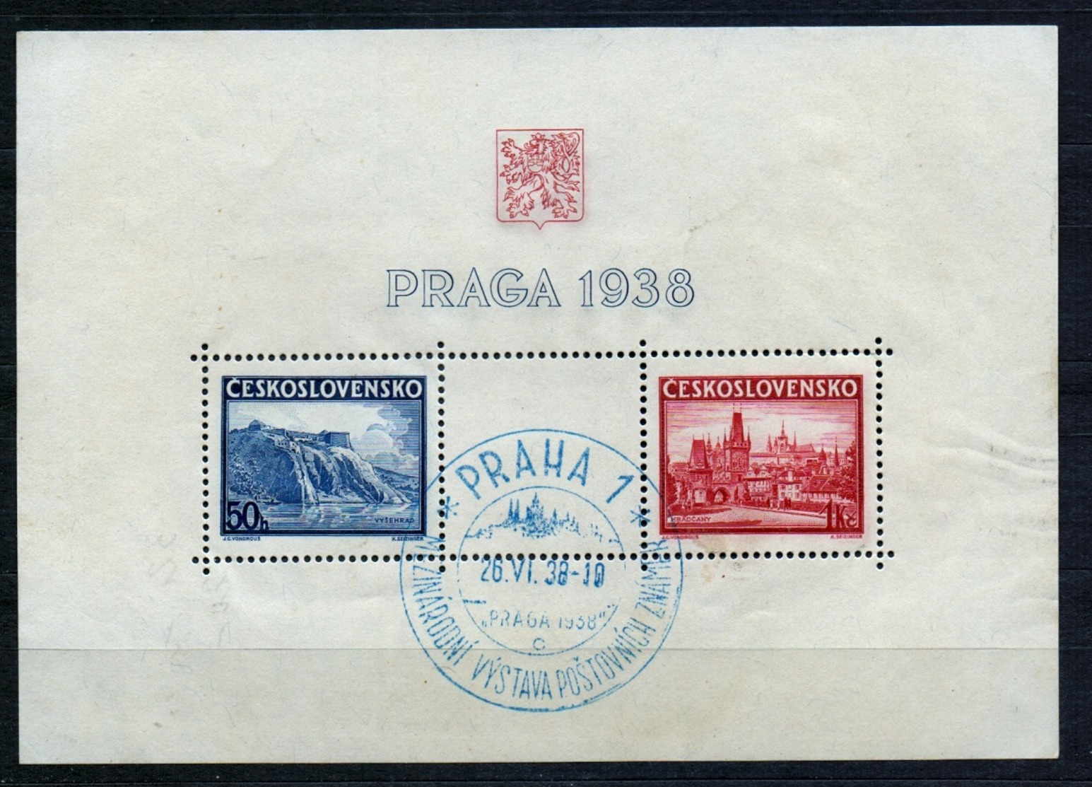 1938 - Michel: 398-399 Block 4 - Cancelled - Gebraucht