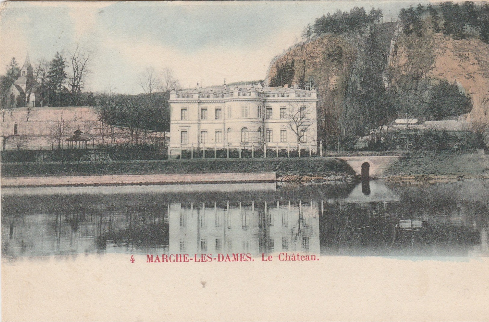 Marche-les-Dames ( Namur ) , Le Chateau , COLORISEE ( Le Vieux  Chateau Des Prince D'Arenberg ) N° 4 - Namur