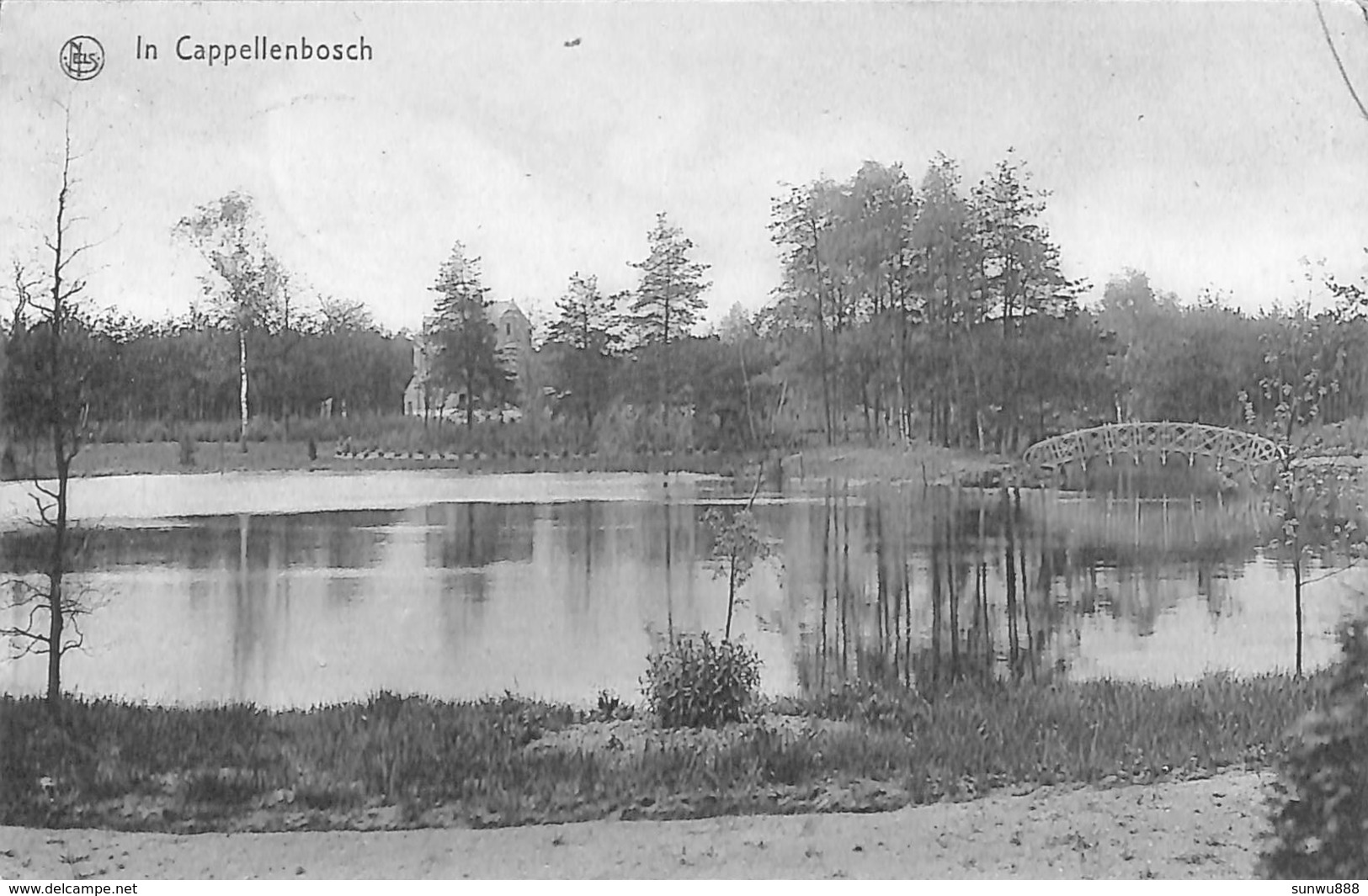 In Cappellenbosch (gekleurd, 1912) - Kapellen