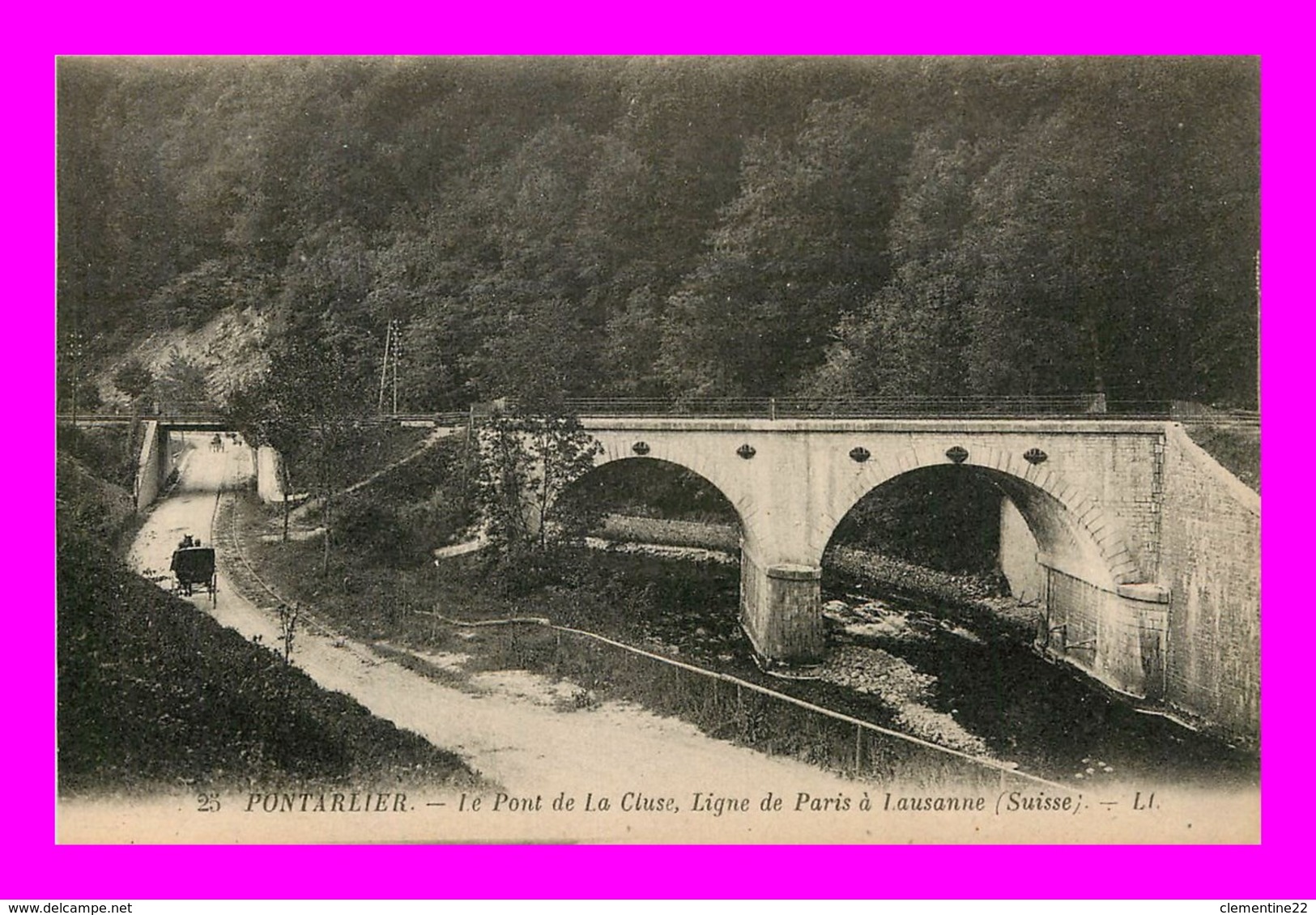 Pontarlier * Le Pont De La Cluse   ( Scan Recto Et Verso ) - Pontarlier