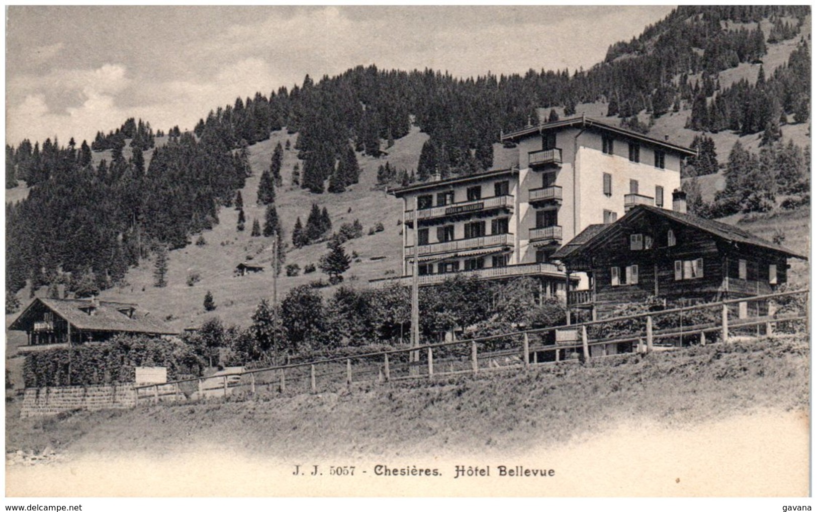 VD CHESIERES - Hotel Bellevue - Autres & Non Classés