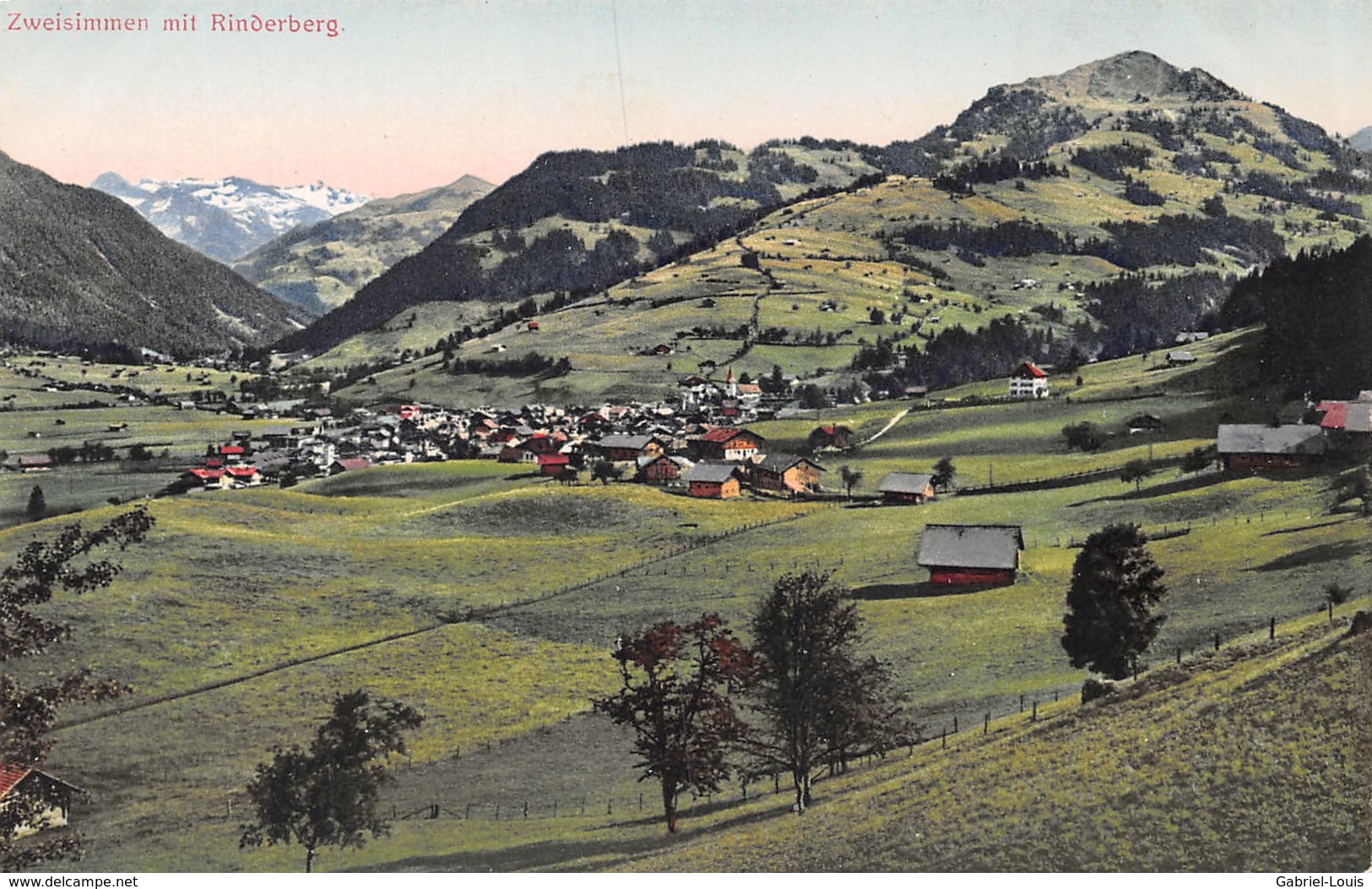 Zweisimmen Mit Rinderberg - Zweisimmen