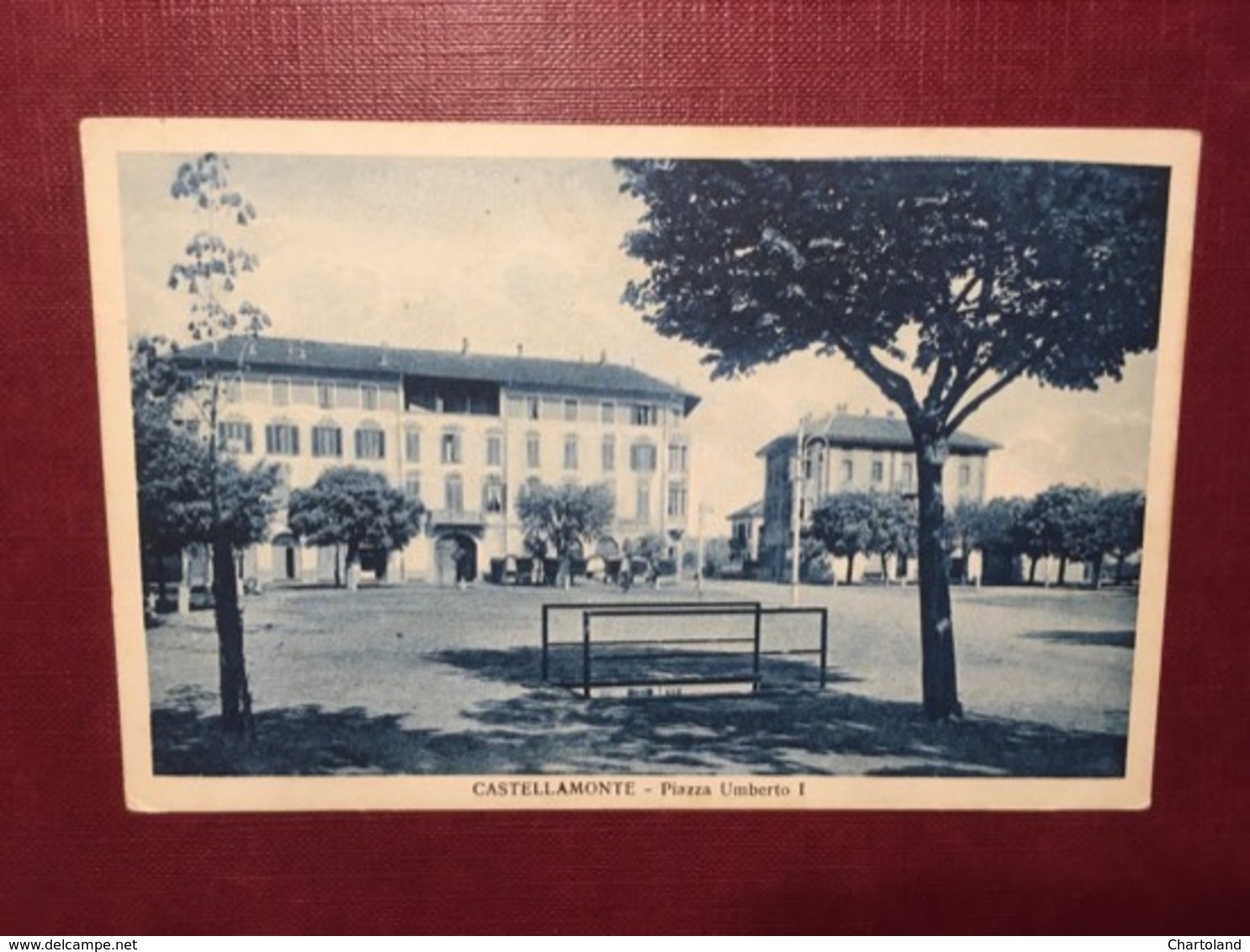 Cartolina Castellamonte - Piazza Umberto I - 1930 - Sonstige & Ohne Zuordnung