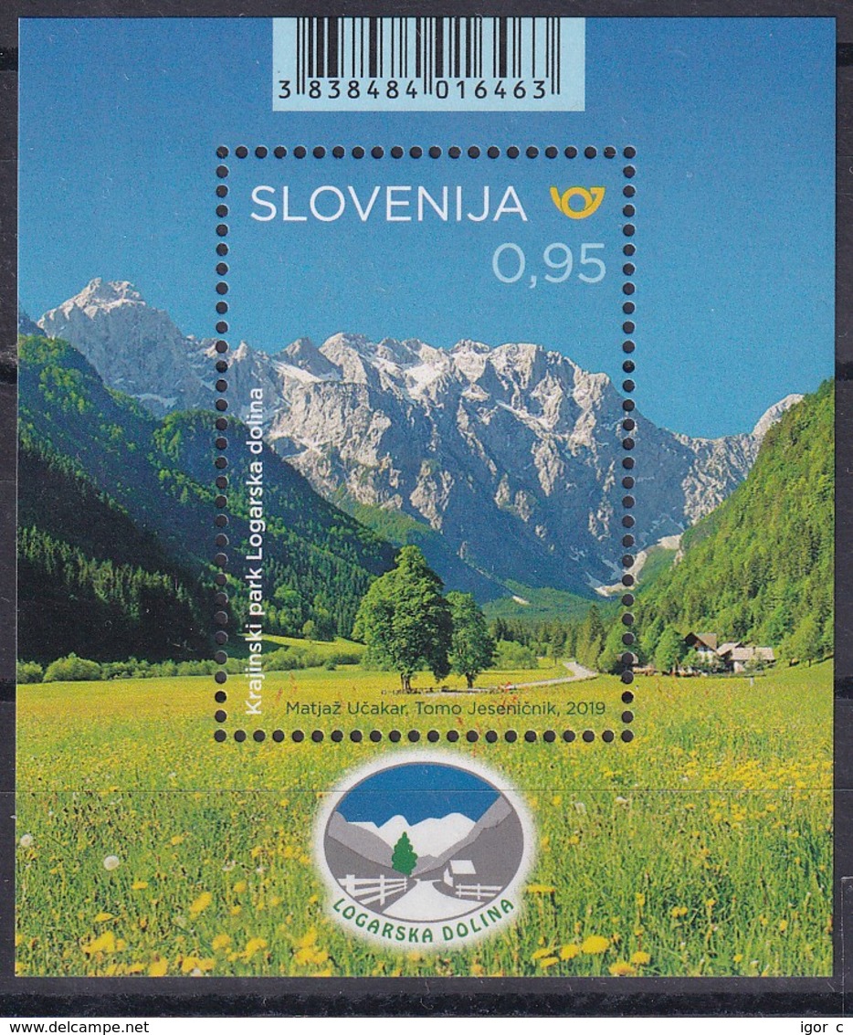 Slovenia 2019 Mint MNH **: Nature Protection; Tourism; Logarska Dolina Valey; Mountains; - Umweltschutz Und Klima