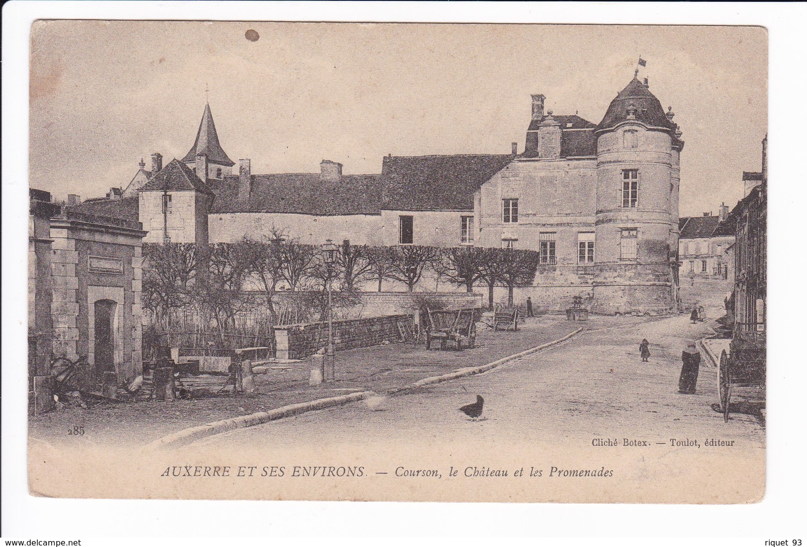 AUXERRE ET SES ENVIRONS - Courson, Le Château Et Les Promenades - Courson-les-Carrières