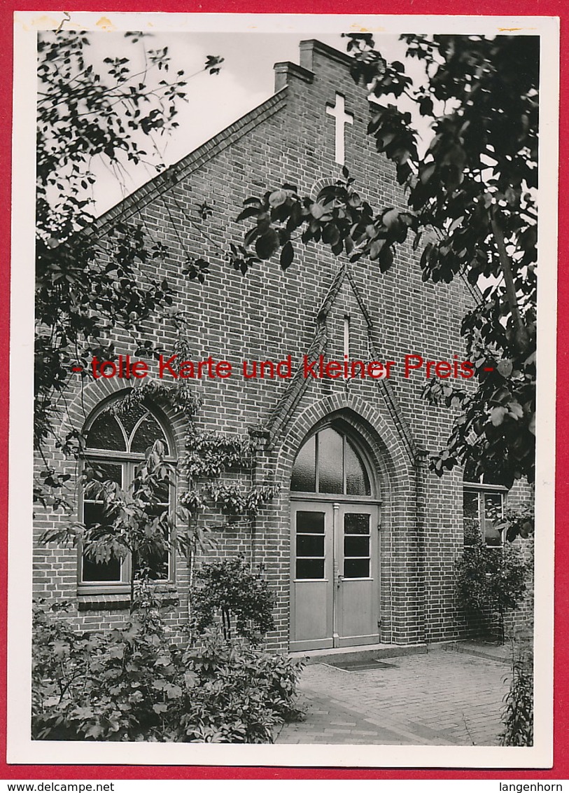 Foto-AK Elmshorn 'Neuapolstolische Kirche' ~ Um 1960 - Elmshorn