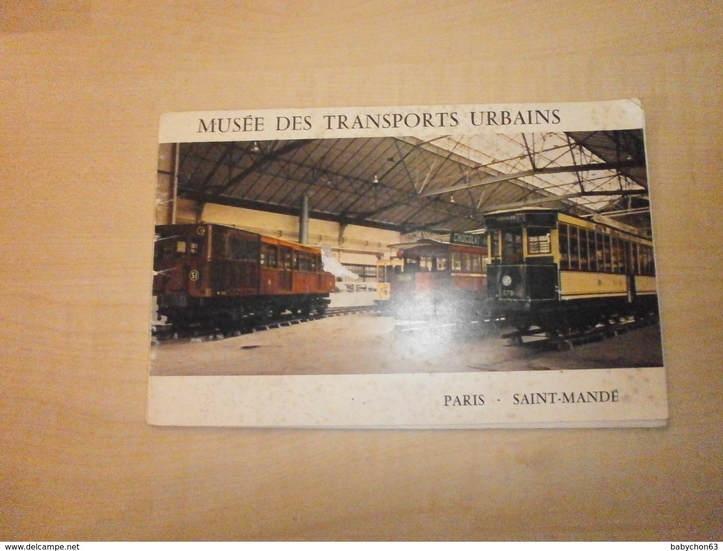 Ancien Carnet MUSEE DES TRANSPORTS URBAINS  PARIS SAINT -MANDE - Reiseprospekte