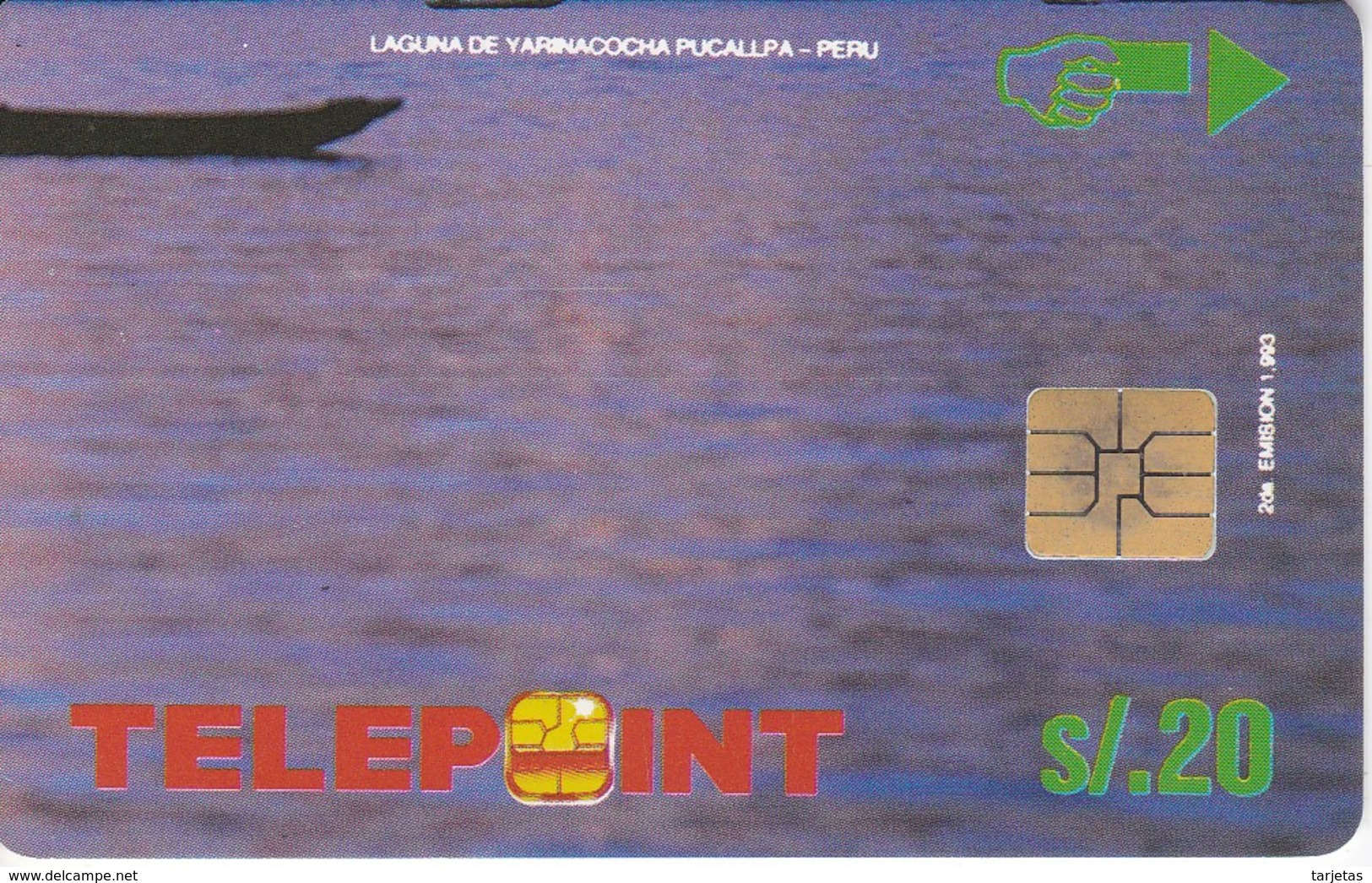 TARJETA DE PERU DE TELEPOINT LAGUNA YARINACOCHA - PUZZLE - Perú