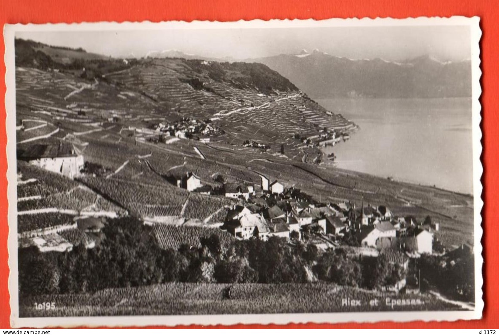 MYG-05 Riex Et Epesses, Route De La Corniche, Lavaux. Perrochet 7292 Non Circulé Visa ACF 1939 - Épesses